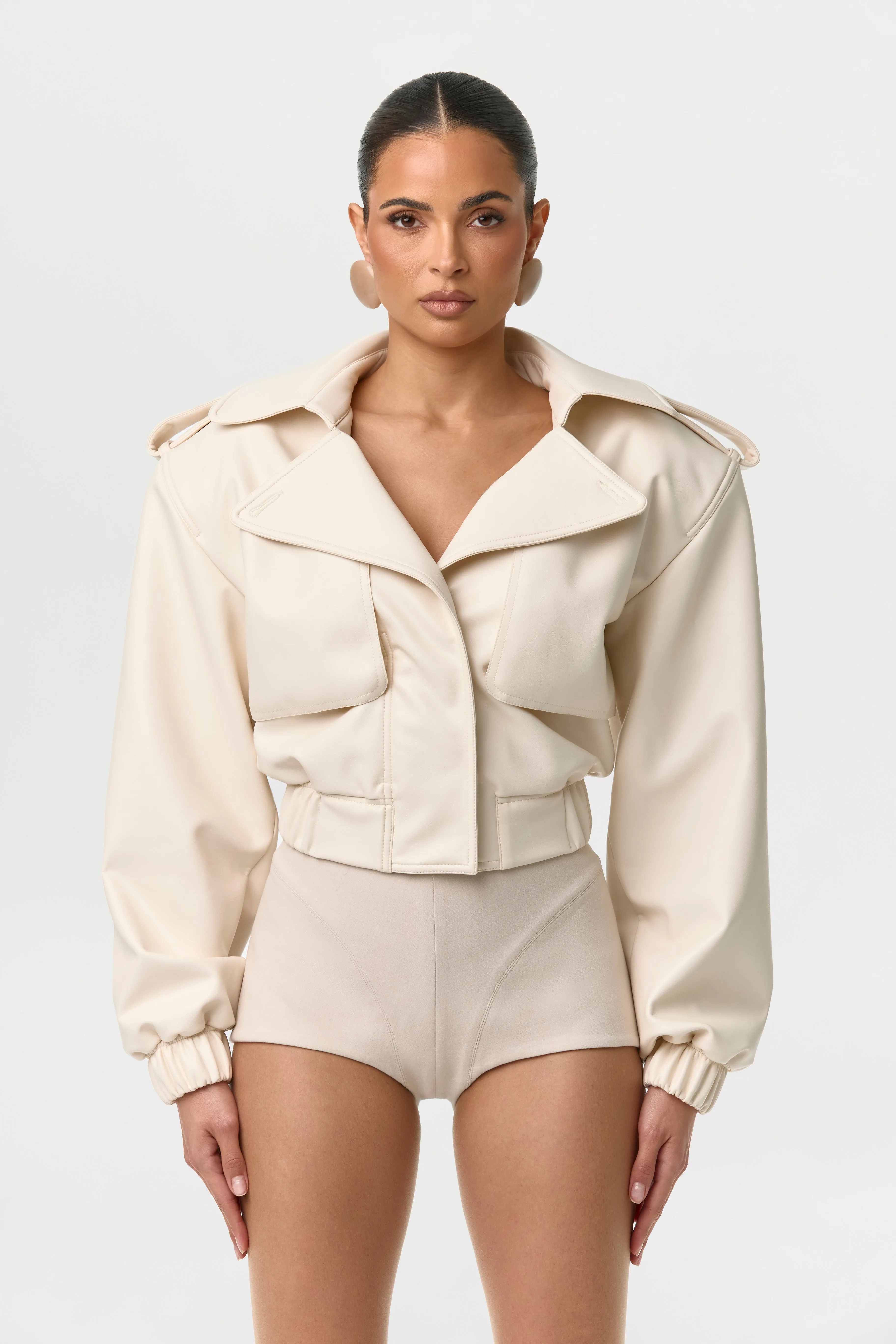Suiting Micro Boy Shorts sold by Naked Wardrobe