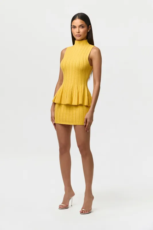 Knit Micro Mini Skirt made by Naked Wardrobe