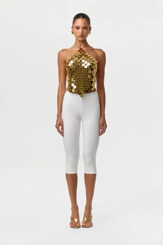Smooth Sculpt Waist Capri Leggings made by Naked Wardrobe