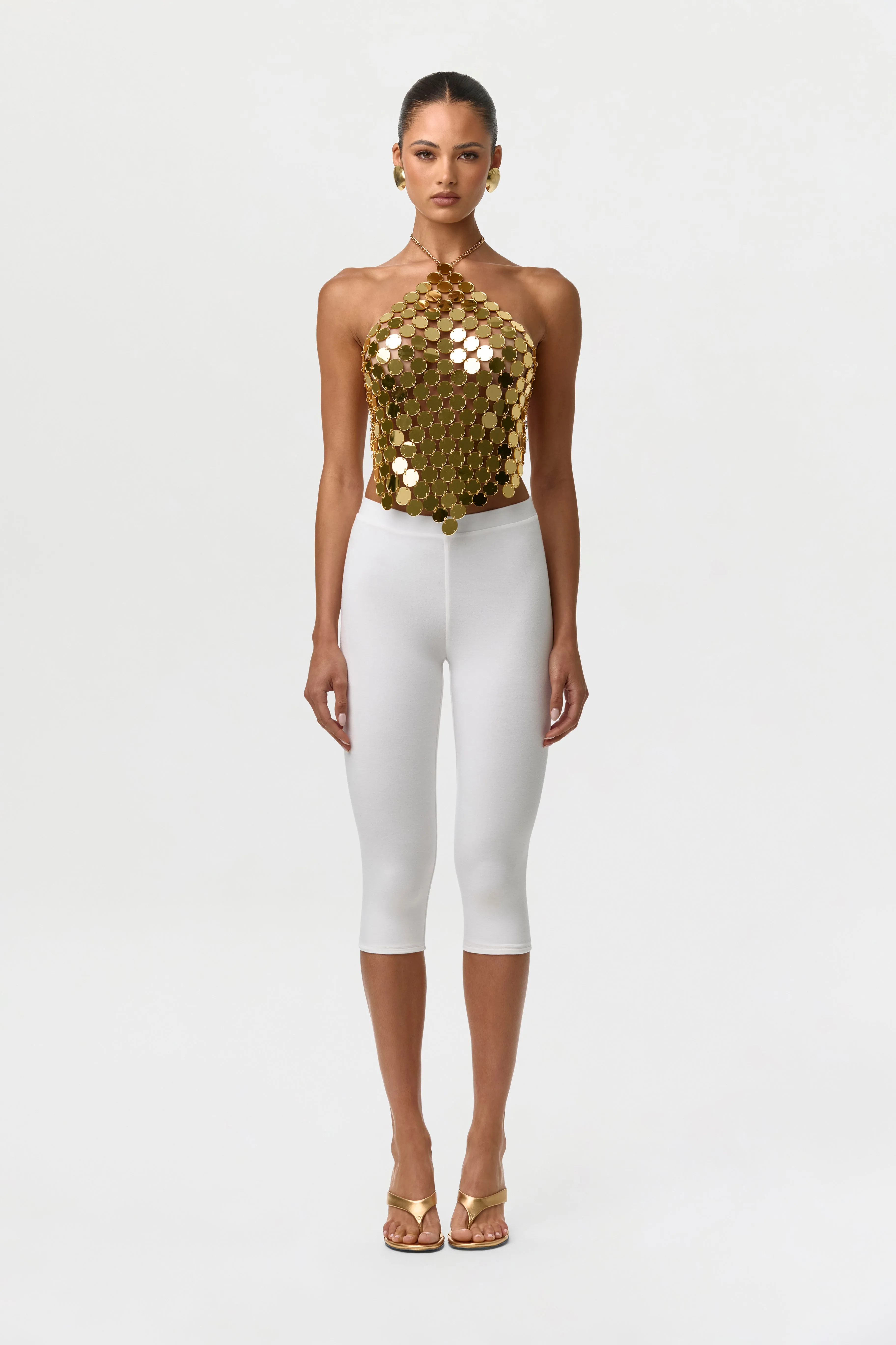 Smooth Sculpt Waist Capri Leggings sold by Naked Wardrobe
