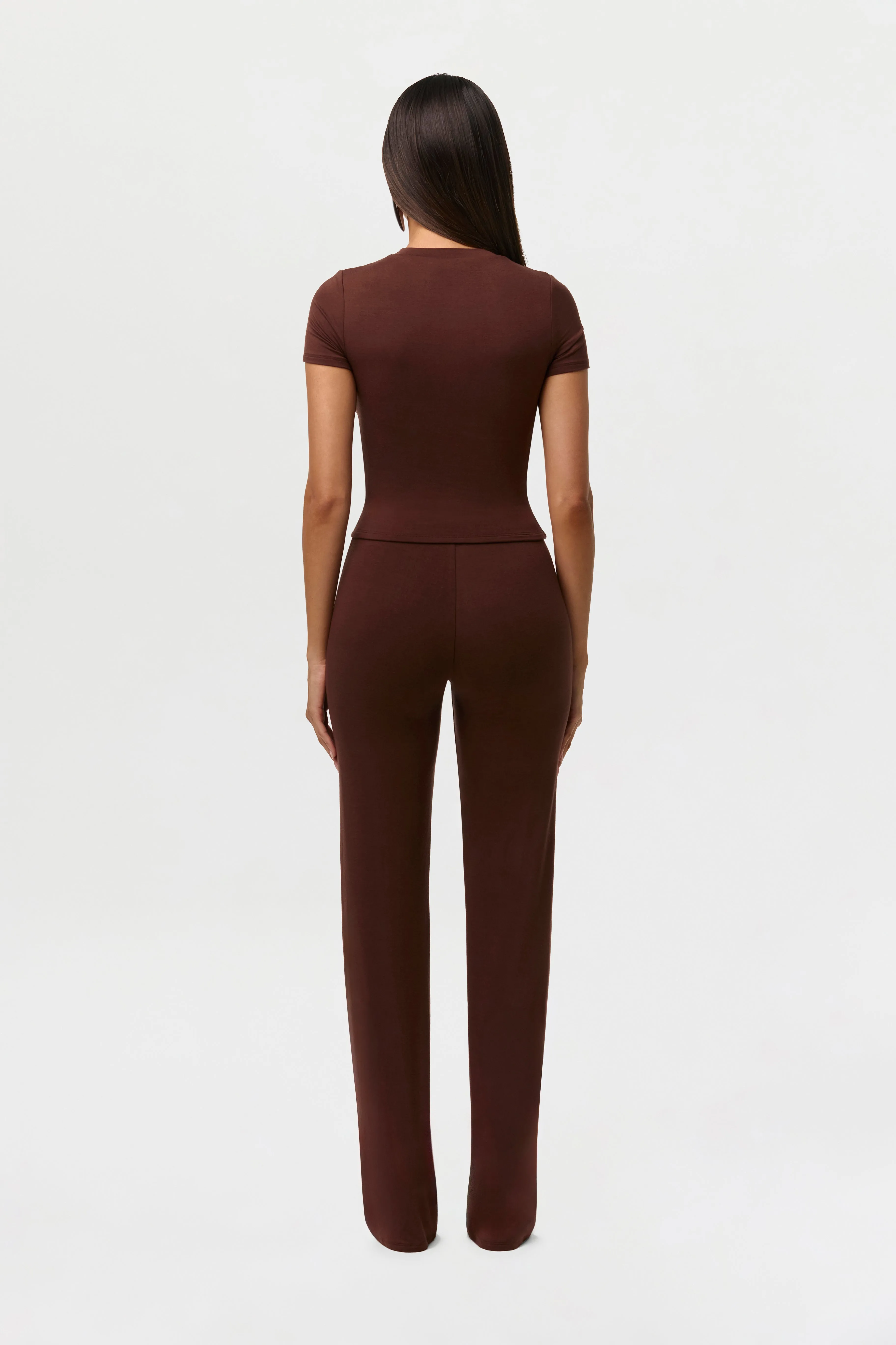Smooth Straight Leg Pants Petite sold by Naked Wardrobe product image thumbnail 4
