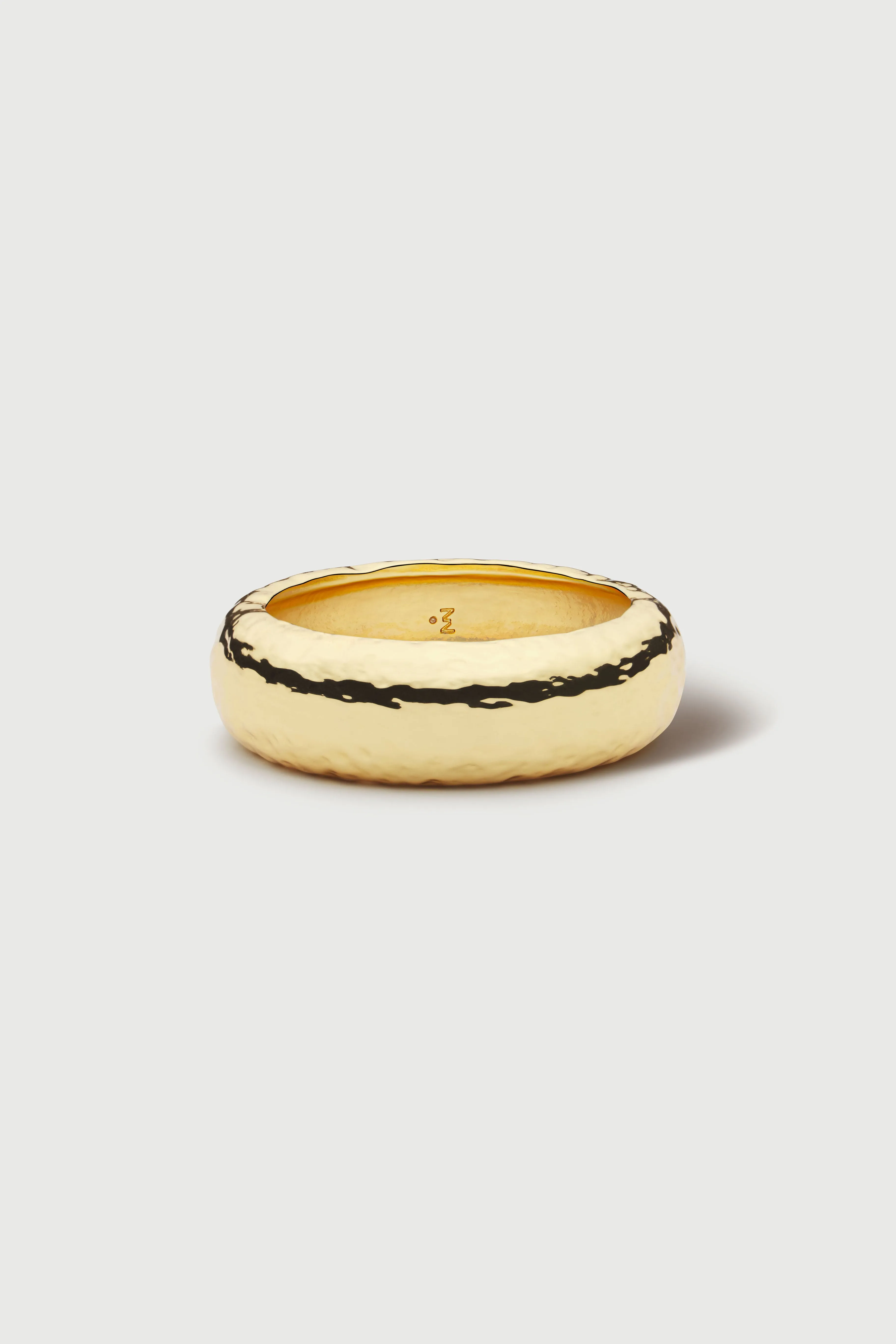 Gold Hammered Bracelet sold by Naked Wardrobe