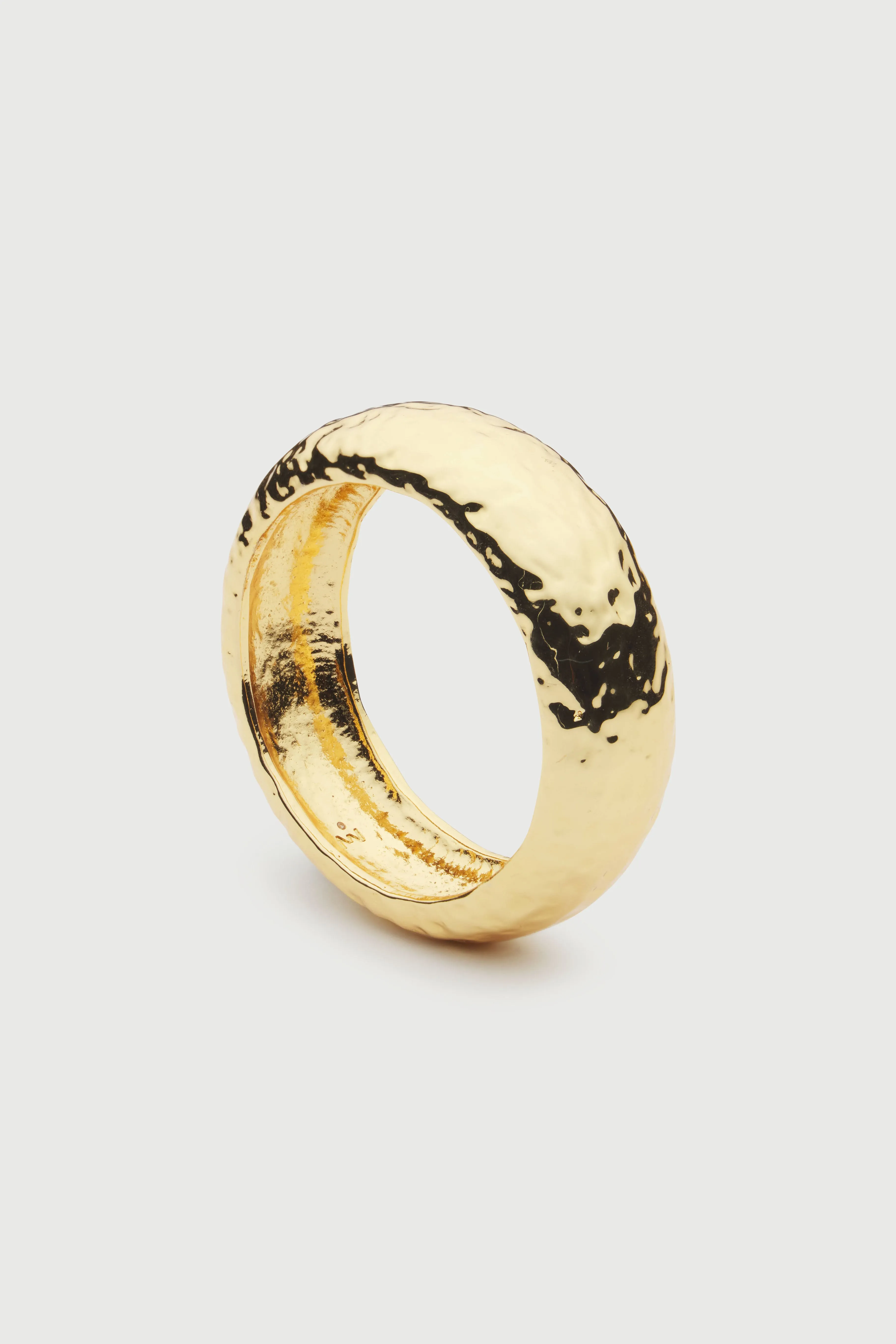 Gold Hammered Bracelet sold by Naked Wardrobe product image thumbnail 2