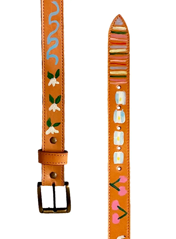 Hand-Painted Leather Belt (Size 38) sold by Fields Outfitting
