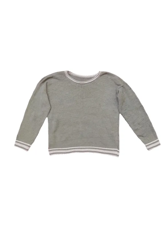Mate Green Knit Crewneck Pullover made by Fields Outfitting