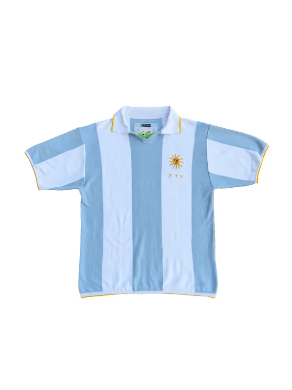 Knit Argentina Football Shirt made by Fields Outfitting