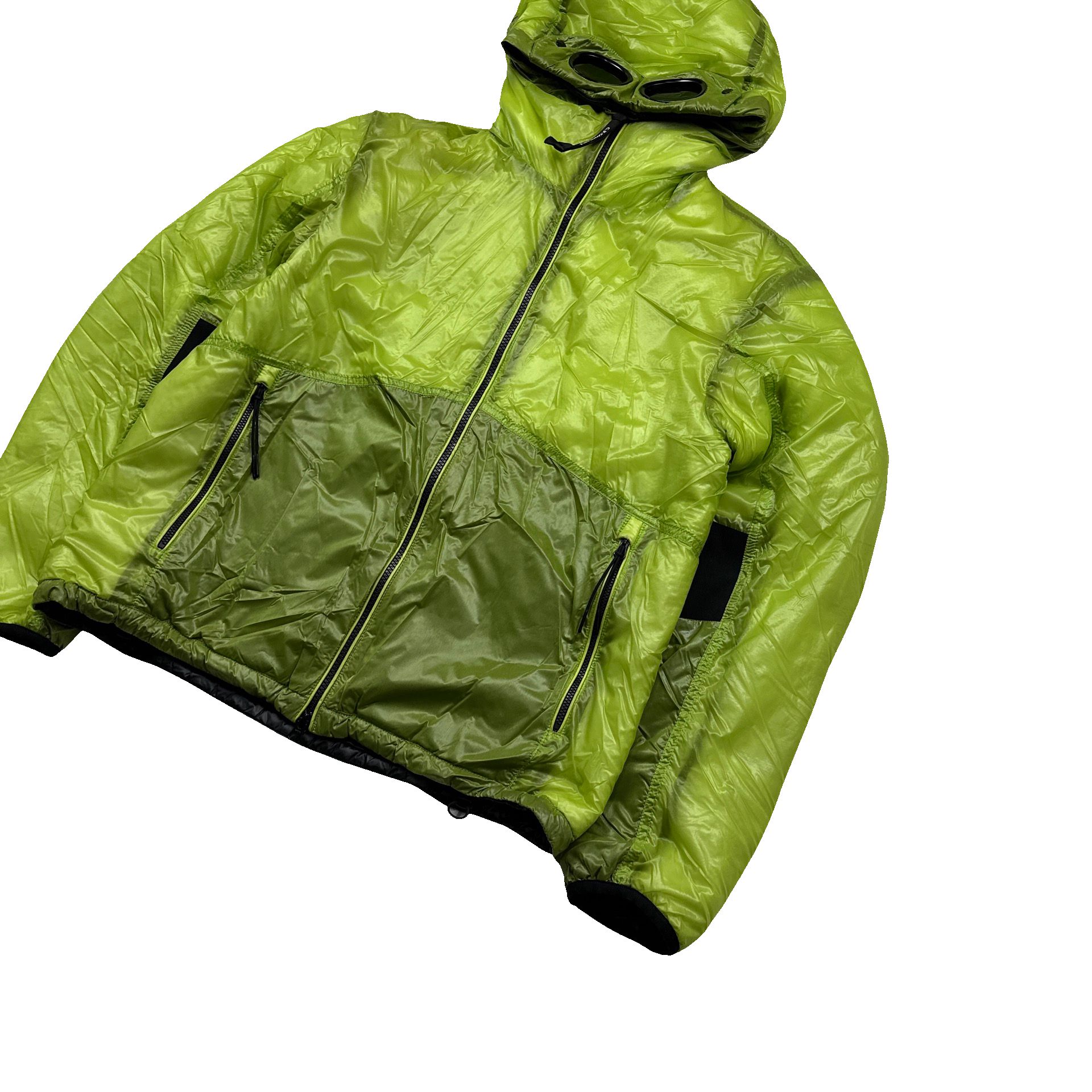 CP Company Lime Two Tone Outline Primaloft Goggle Jacket - Medium sold by Mat's Island product image thumbnail 2