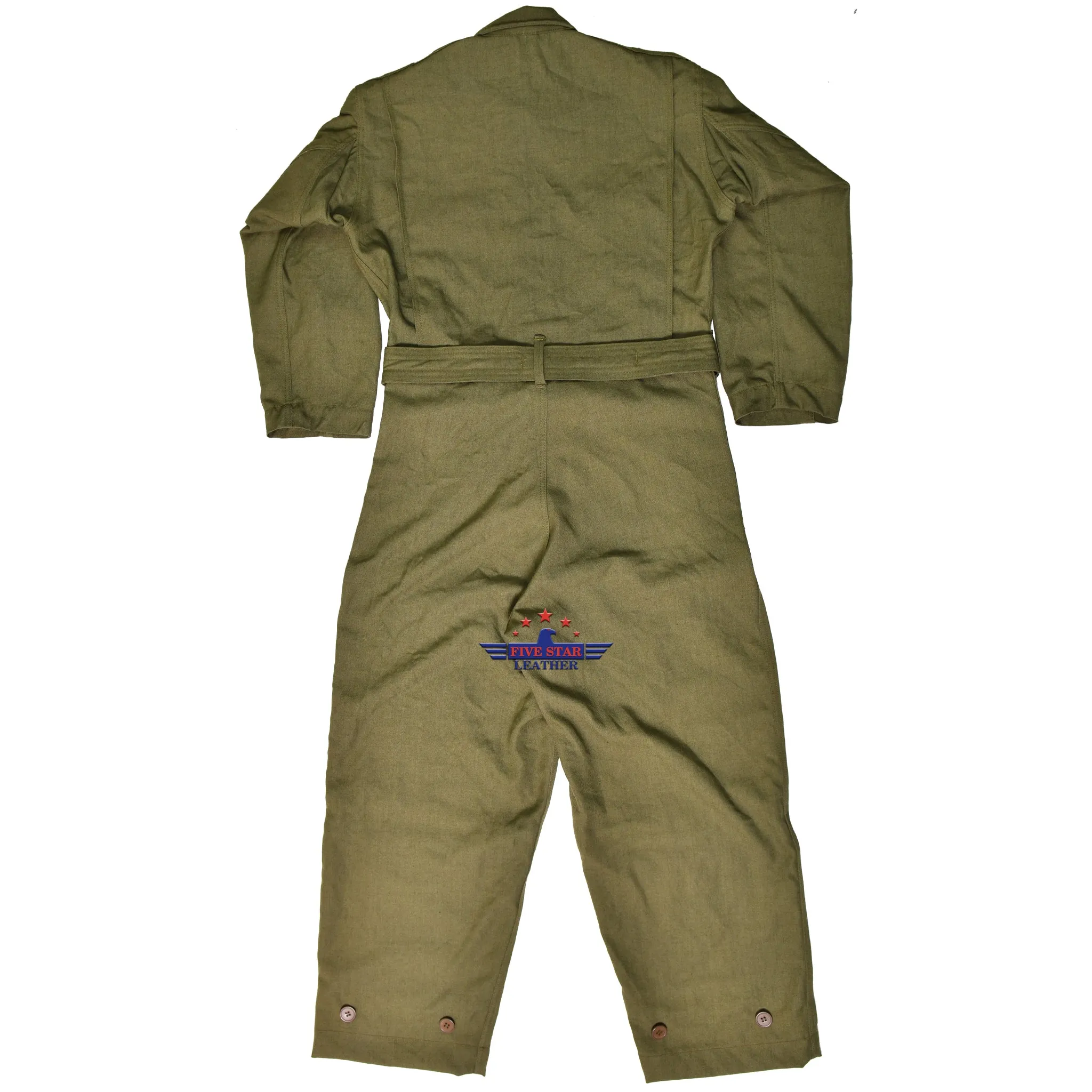 FiveStar Leather Repro USAAF Suit Summer Flying AN-6550 Flying Suit sold by Five Star Leather product image thumbnail 2