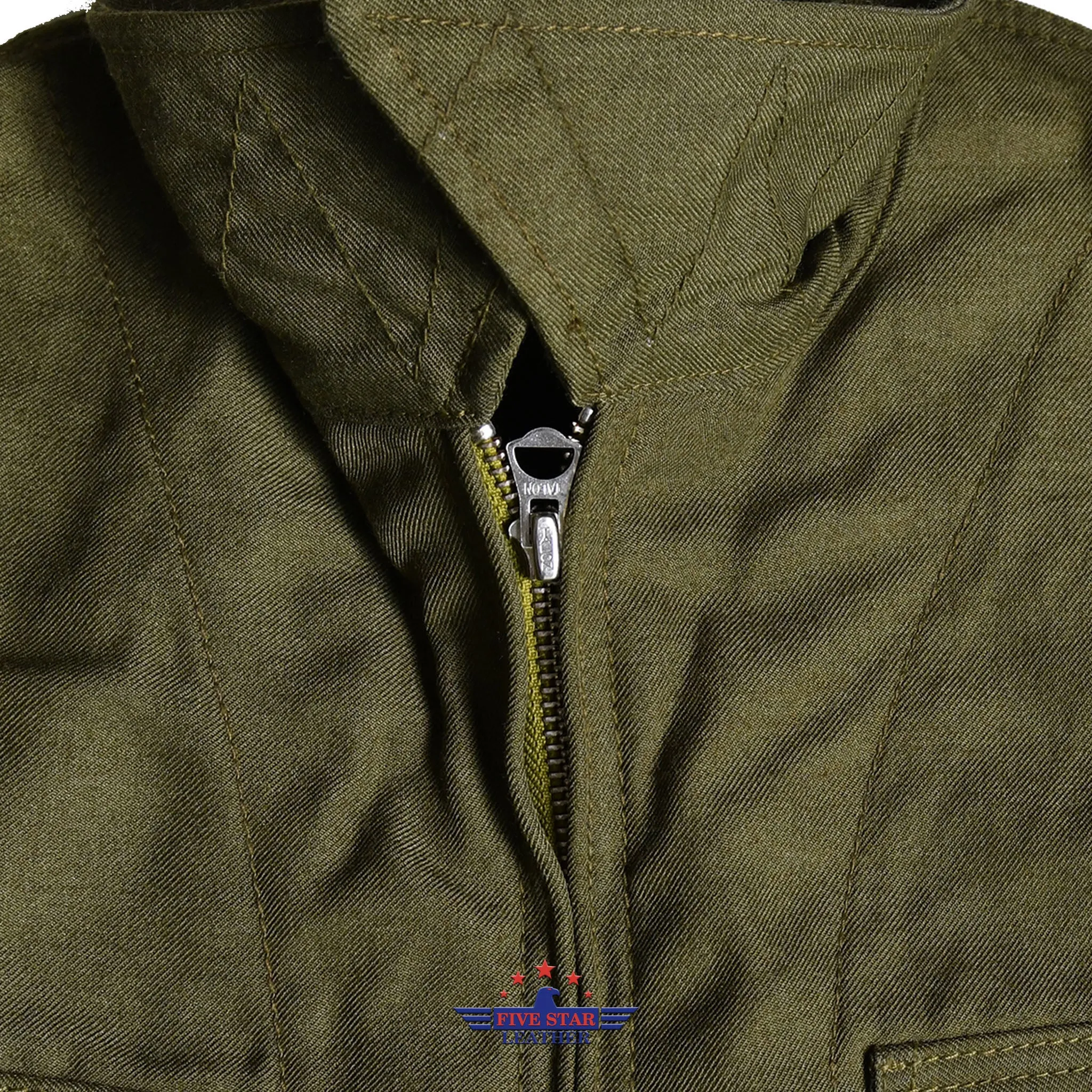 FiveStar Leather Repro USAAF Suit Summer Flying AN-6550 Flying Suit sold by Five Star Leather product image thumbnail 5