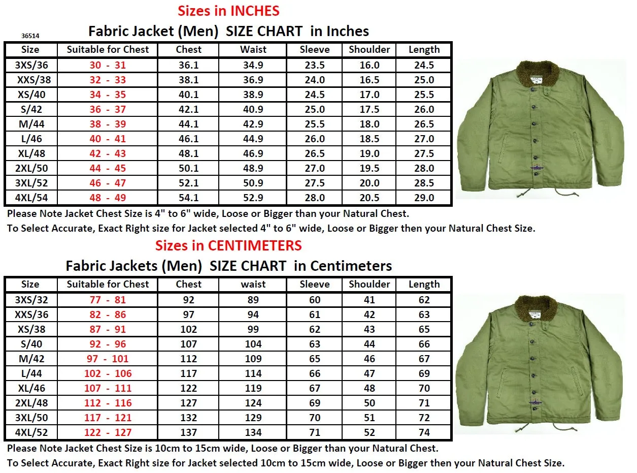 Men"s Repro N-1 Deck Jacket Winter Warm Wool Military Marine Navy Vintage Style sold by Five Star Leather product image thumbnail 4