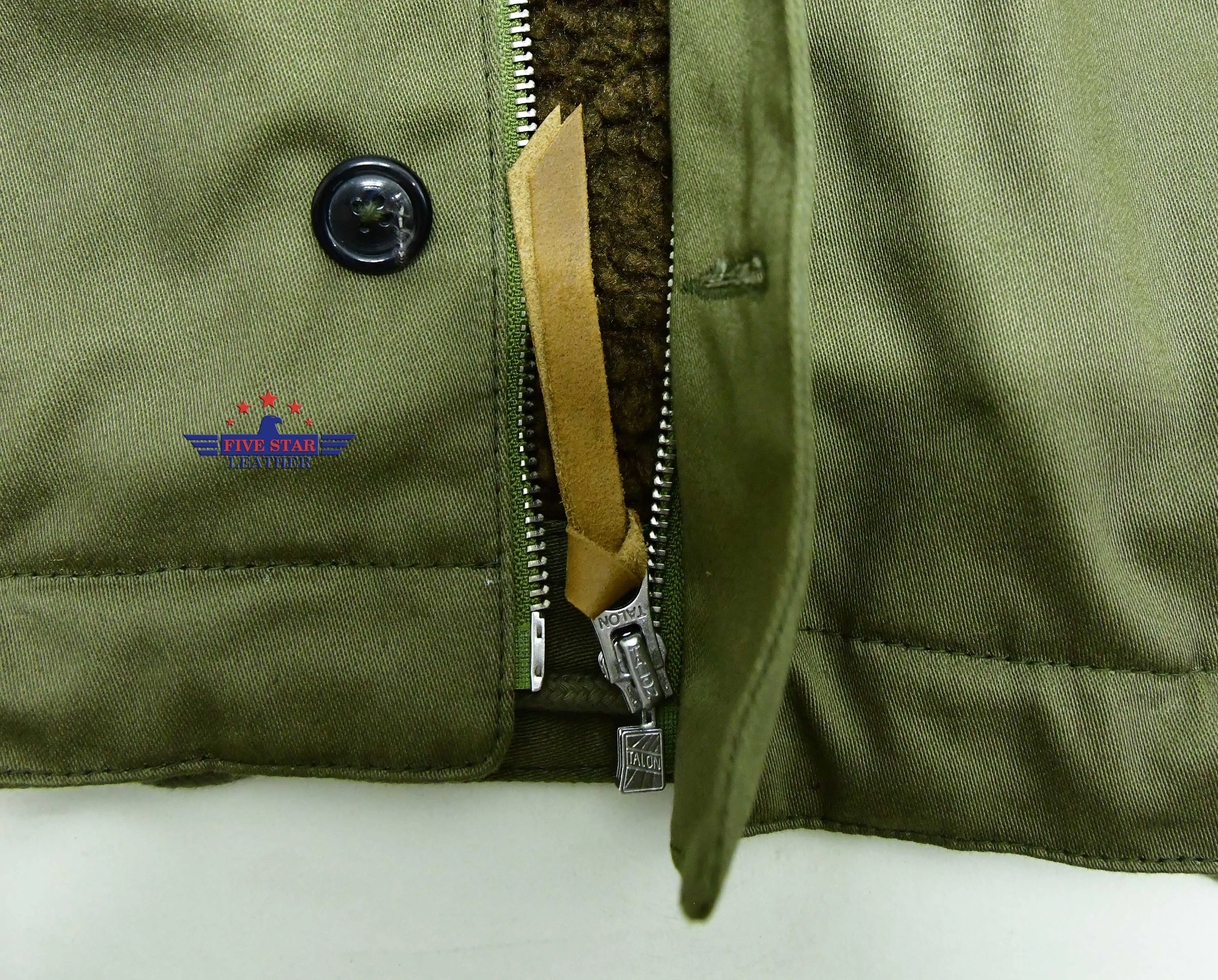 Men"s Repro N-1 Deck Jacket Winter Warm Wool Military Marine Navy Vintage Style sold by Five Star Leather product image thumbnail 3