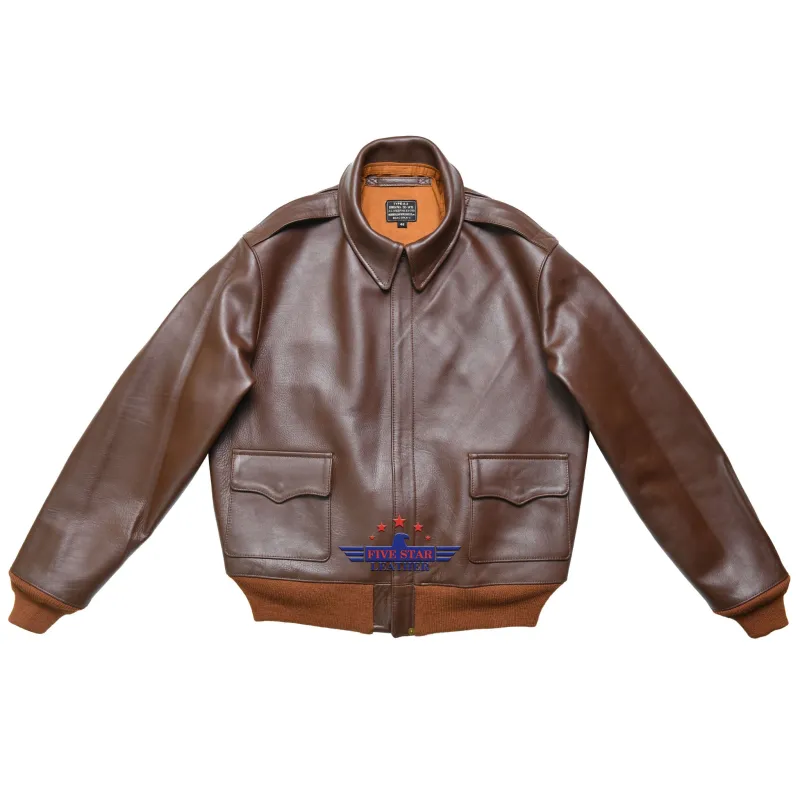 FiveStar Leather Repro Type A-2 Werber Leather Coat Co. Contract 1729 sold by Five Star Leather