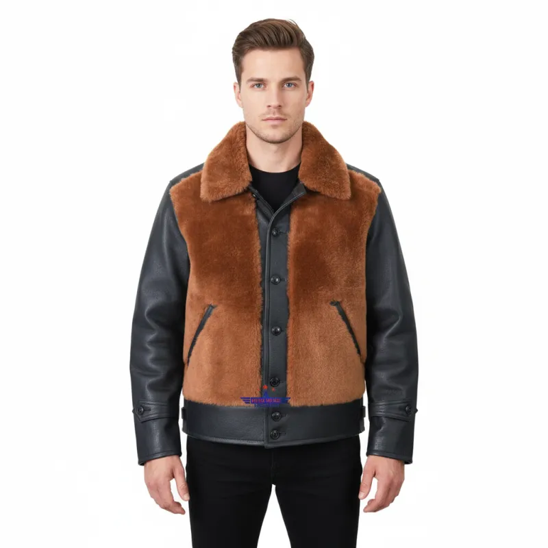 FiveStar Leather 1930s Grizzly Cossack Jacket Real Leather with Buttons Enclosure sold by Five Star Leather