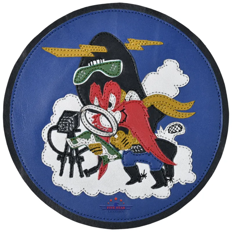 Fivestar Leather 20th Intelligence Squadron Leather Patch made by Five Star Leather