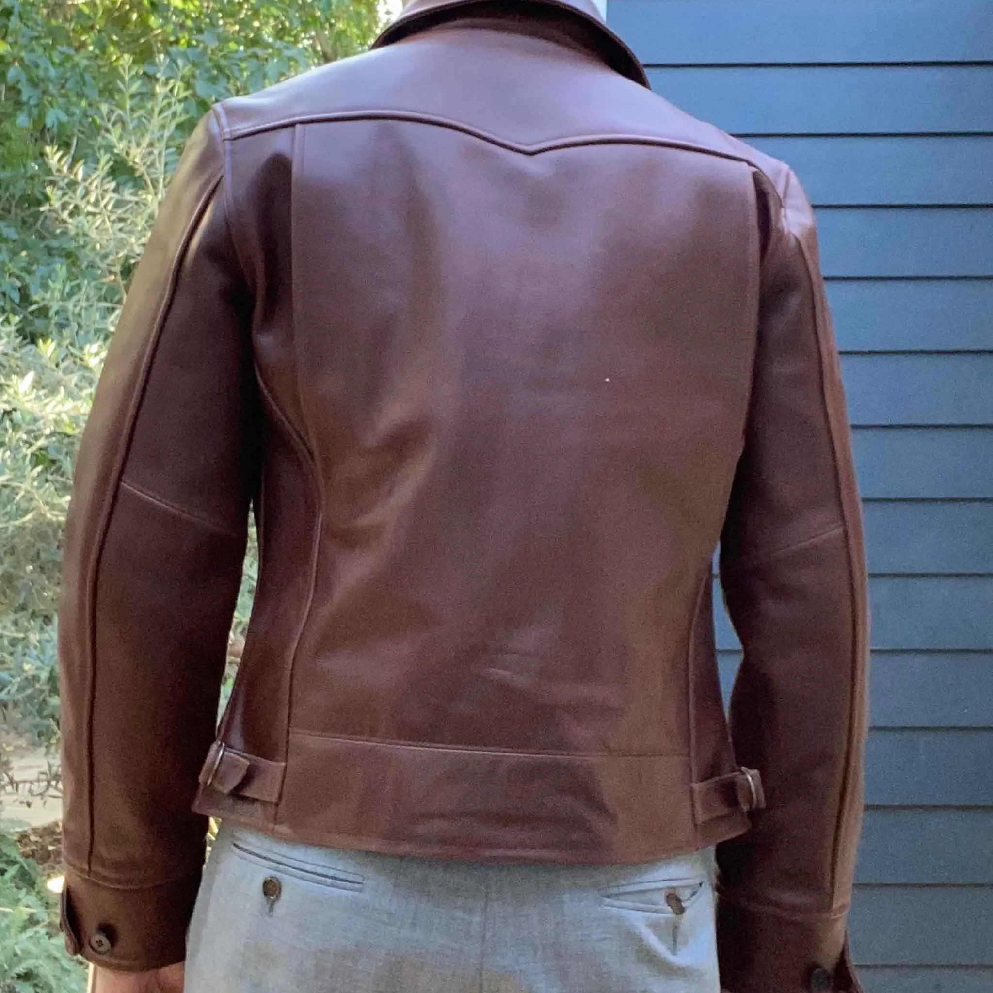 Fivestar Leather Civilian Vintage 1930's Leather Jacket sold by Five Star Leather product image thumbnail 2