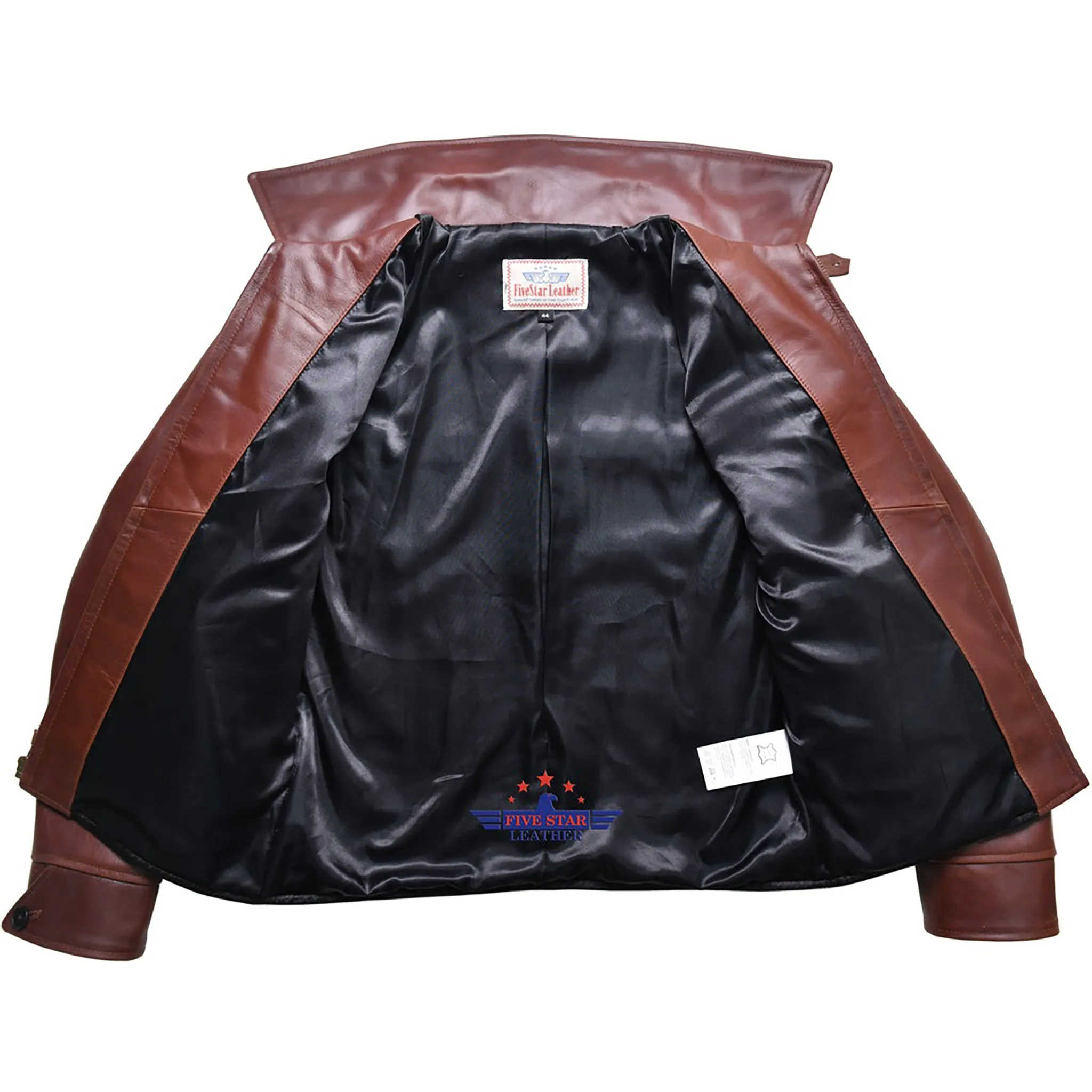Fivestar Leather Civilian Vintage 1930's Leather Jacket sold by Five Star Leather product image thumbnail 4