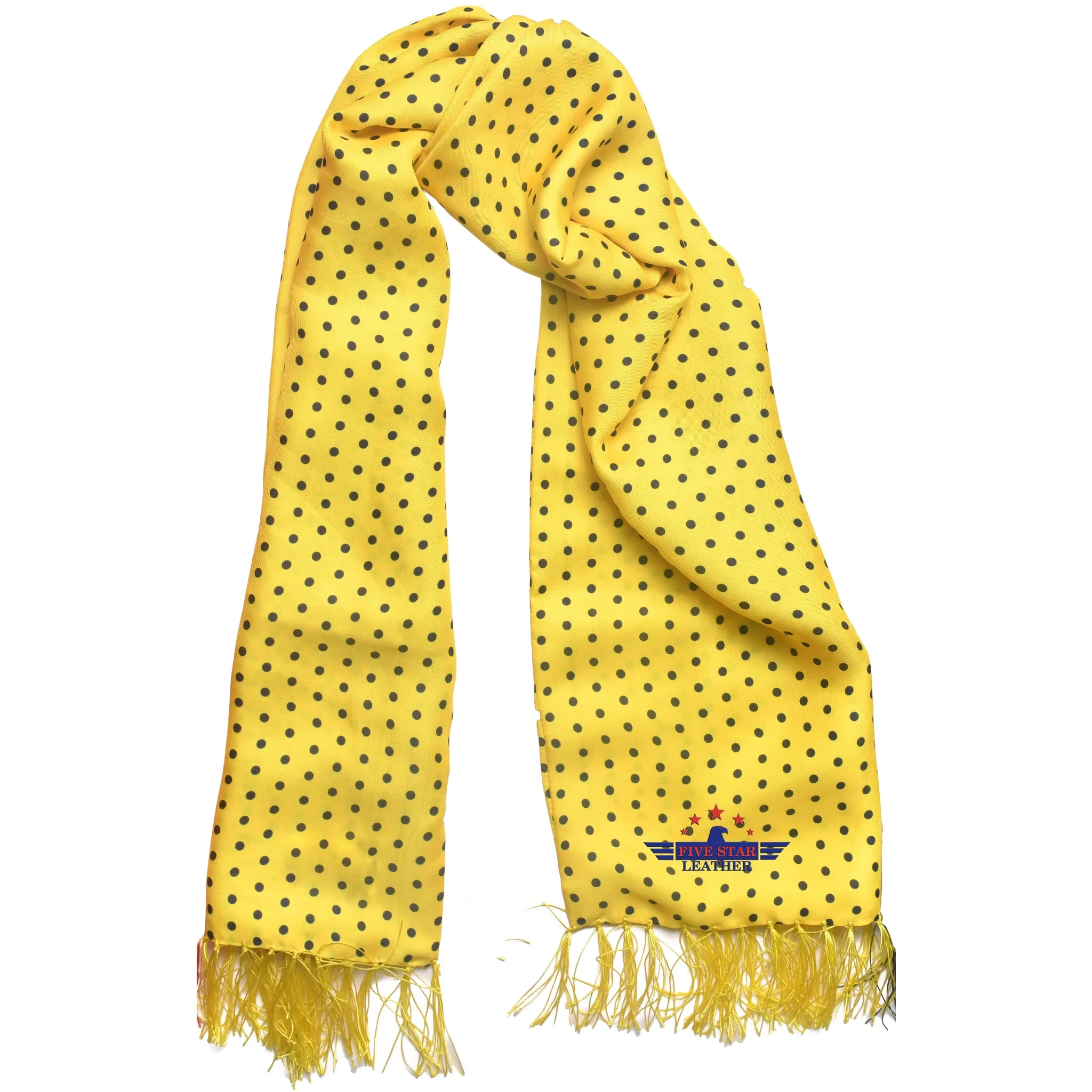 Fivestar Sports Silk Aviator Scarf sold by Five Star Leather product image thumbnail 4