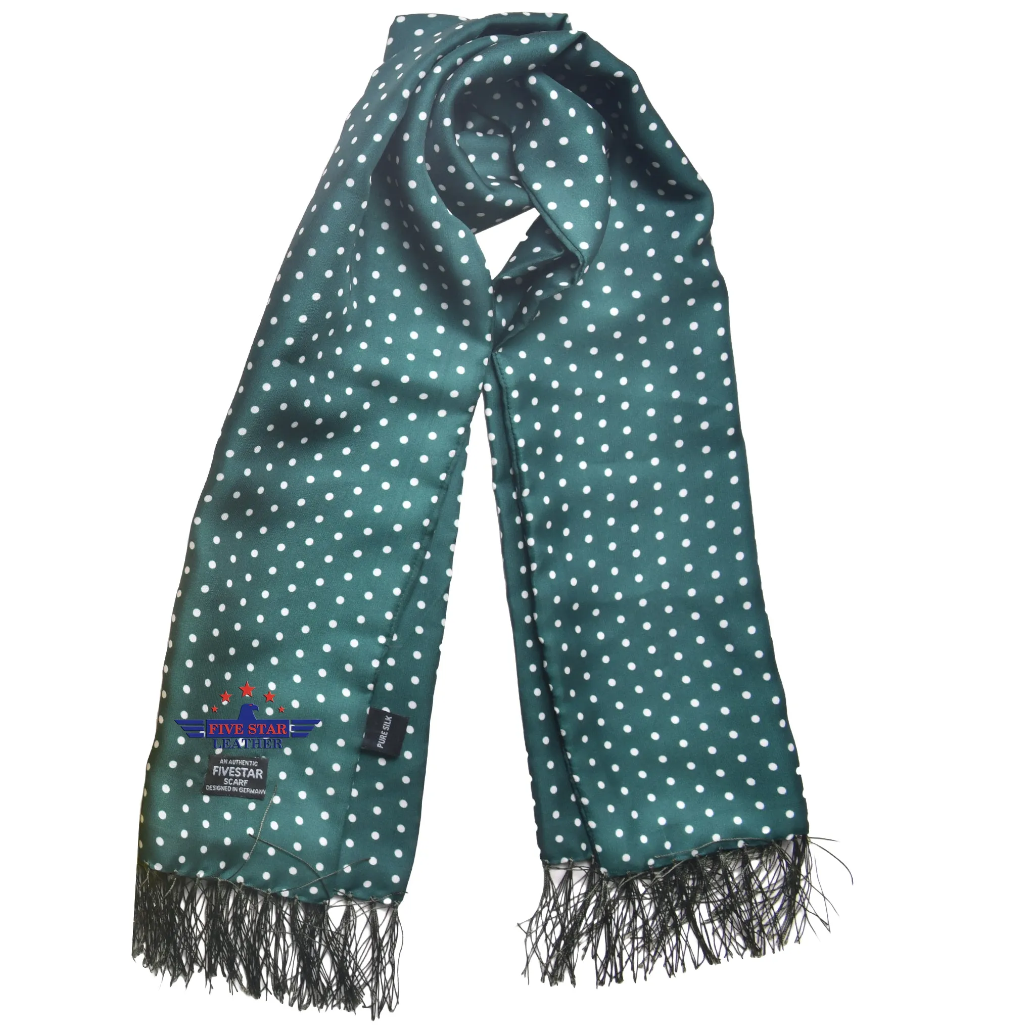 Fivestar Sports Silk Aviator Scarf sold by Five Star Leather product image thumbnail 5