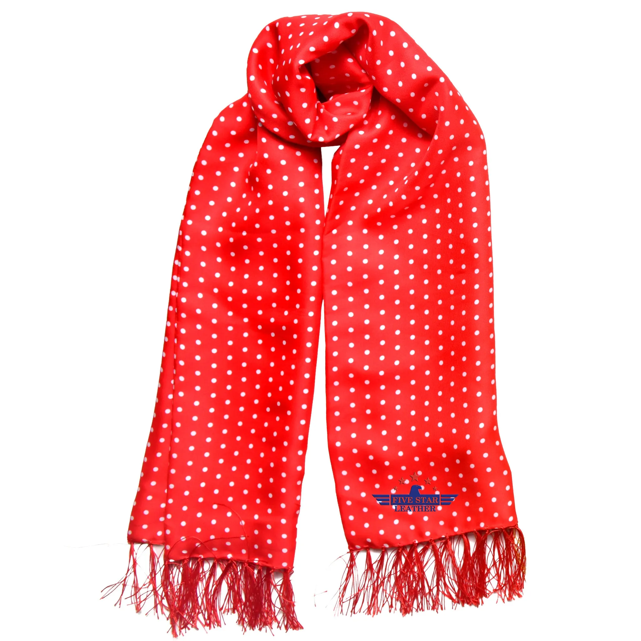 Fivestar Sports Silk Aviator Scarf sold by Five Star Leather product image thumbnail 3