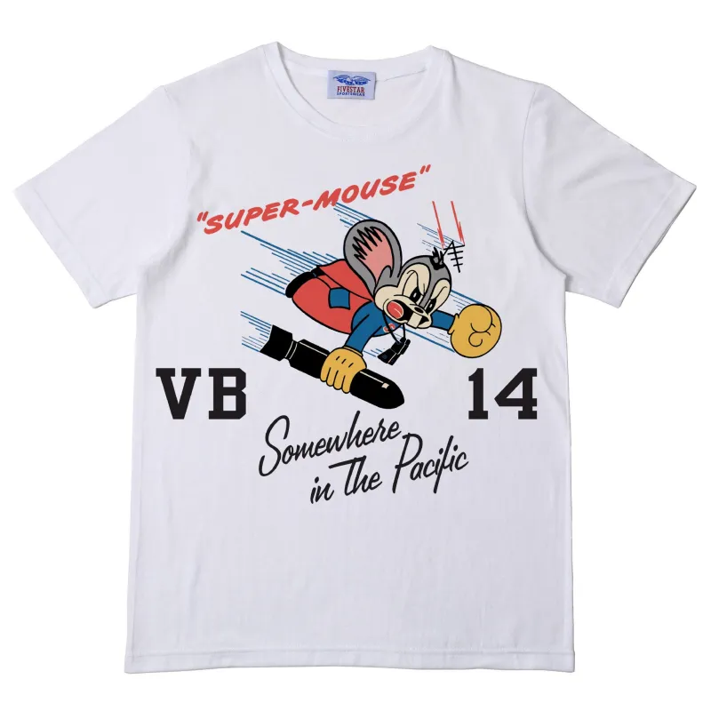 FiveStar Leather VB14 T-Shirt 100% Cotton White sold by Five Star Leather