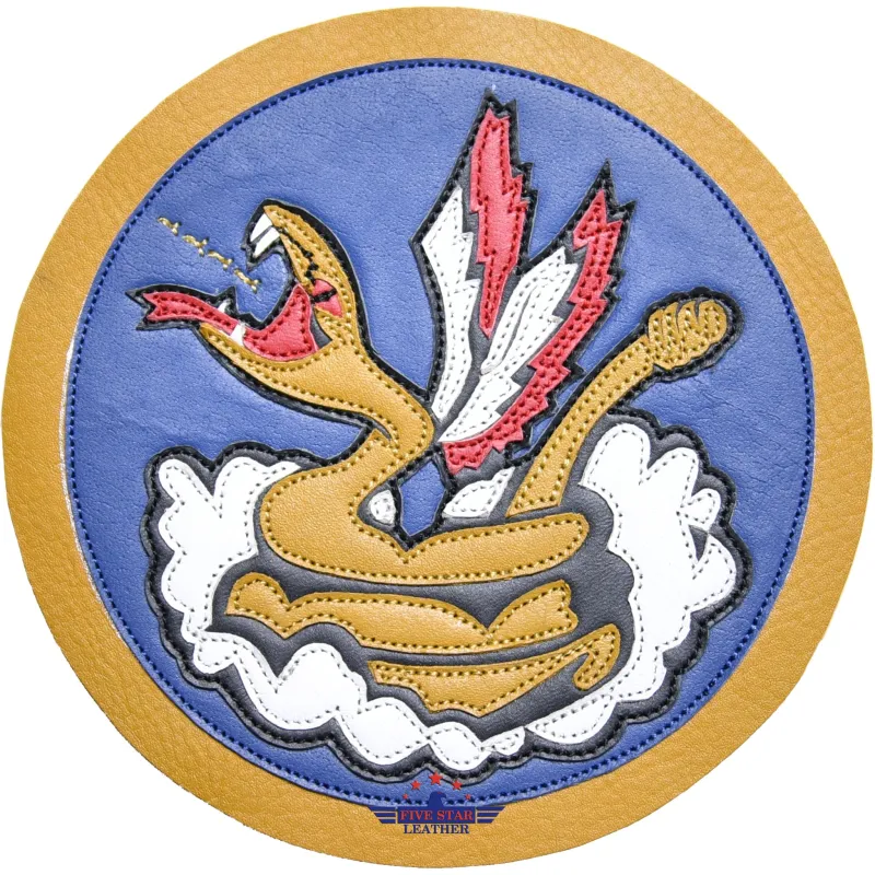 Fivestar Leather 50th Flying Training Squadron Leather Patch made by Five Star Leather