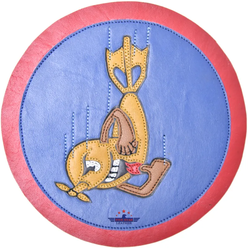 Fivestar Leather 98th Bombardment Squadron Leather Patch made by Five Star Leather