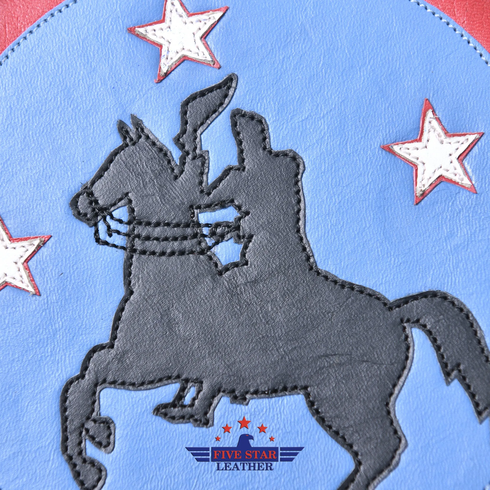 Fivestar Leather 105th Airlift Squadron Leather Patch sold by Five Star Leather product image thumbnail 2