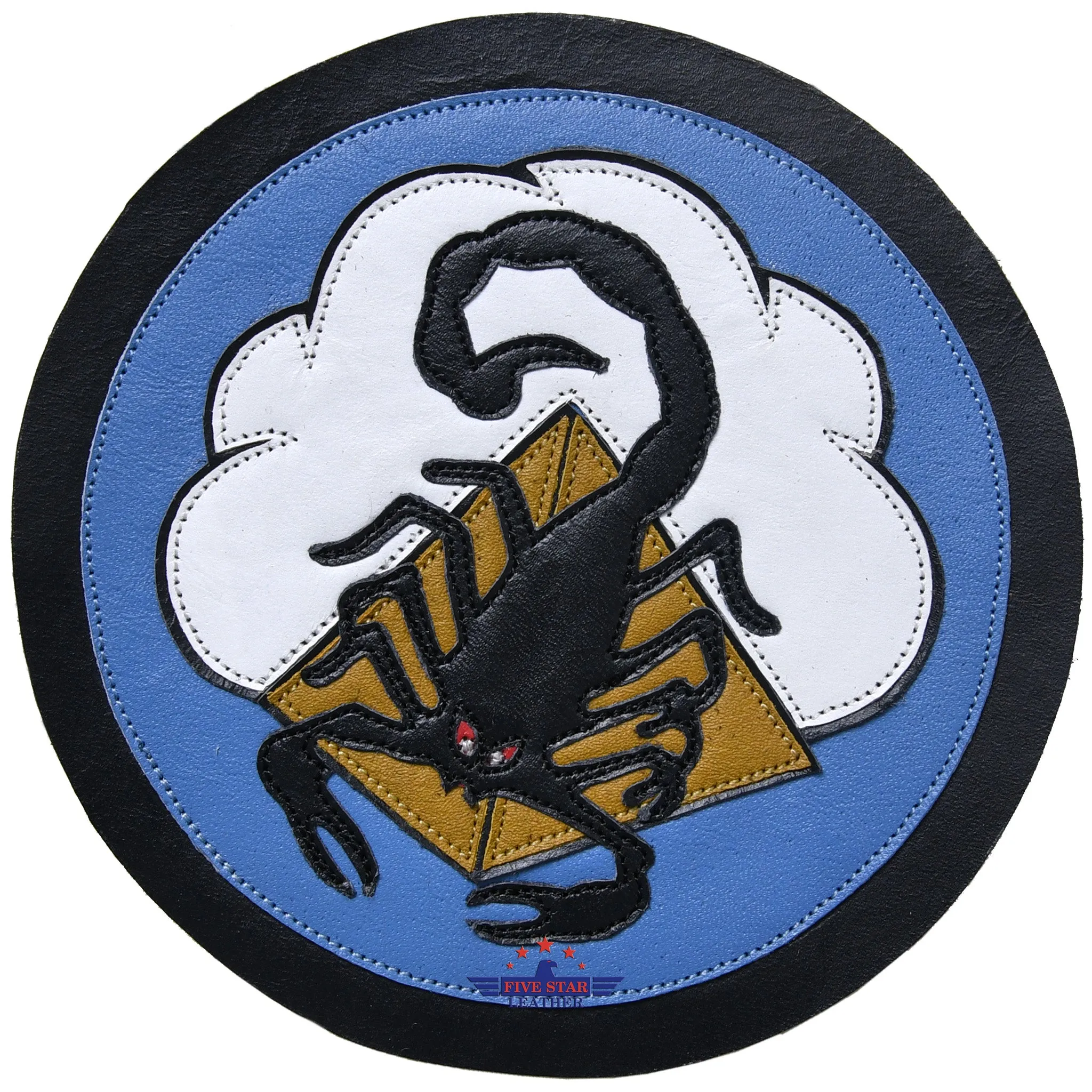 Fivestar Leather 64th Fighter SQ Leather Patch sold by Five Star Leather