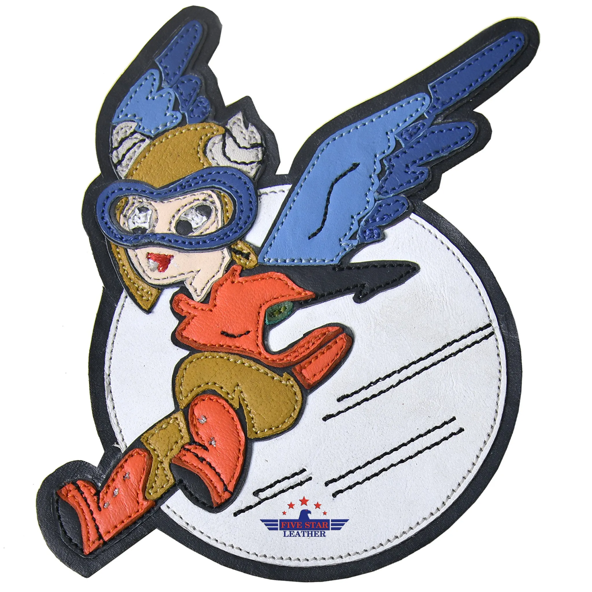 Fivestar Leather Women Airforce Service Pilots Fifinella leather Patch sold by Five Star Leather