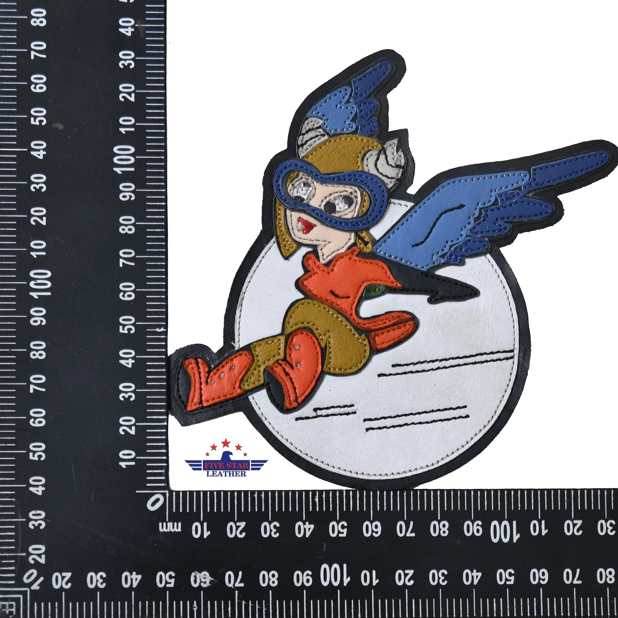 Fivestar Leather Women Airforce Service Pilots Fifinella leather Patch sold by Five Star Leather product image thumbnail 3