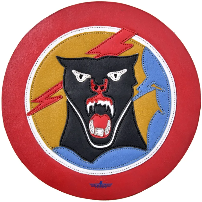 Fivestar Leather 21st Fighter Squadron Leather Patch made by Five Star Leather