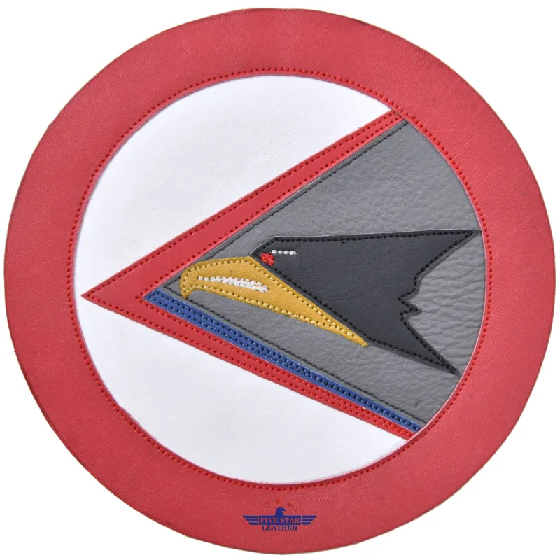 Fivestar Leather 480th Fighter Squadron Leather Patch made by Five Star Leather