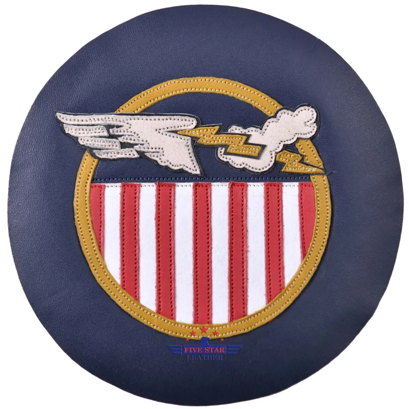 Fivestar Leather 91st fighter Squadron Leather Patch made by Five Star Leather
