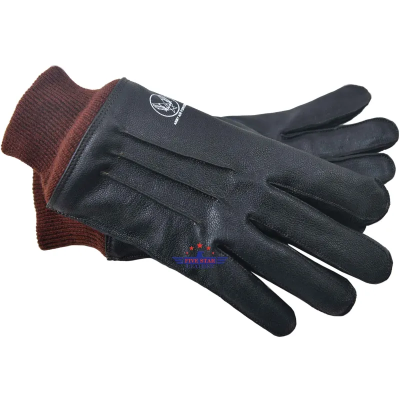 Fivestar leather Repro Type A-10 Flying Winter U.S.A.A.F Gloves made by Five Star Leather