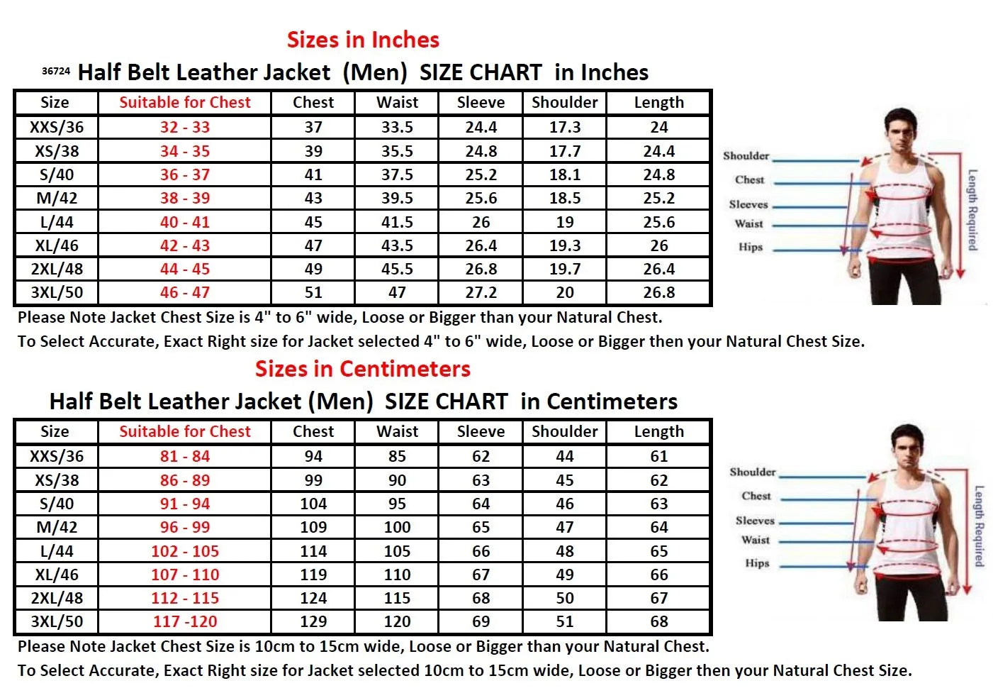 FiveStar Leather Half Belt Goat Leather Black Jacket sold by Five Star Leather product image thumbnail 3