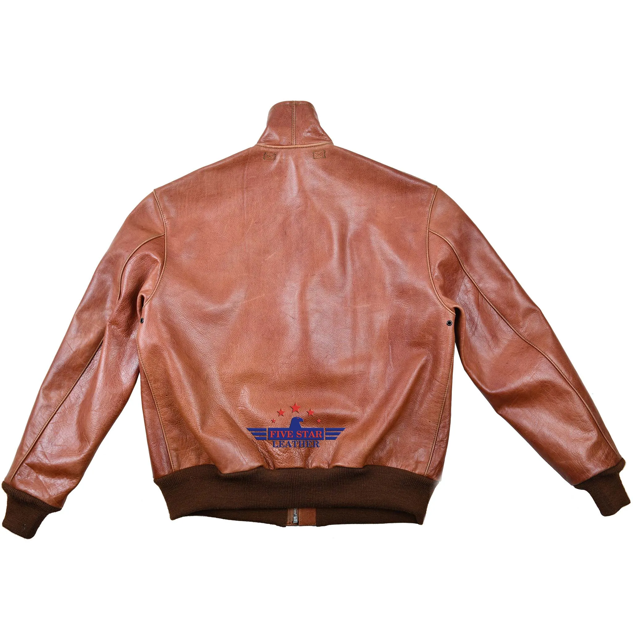 FiveStar Leather Men A2 Repro Monarch Mfg. Co. DWG. No. 301415 A.C. Order W535-A.C-23378 Visky Horsehide sold by Five Star Leather product image thumbnail 2