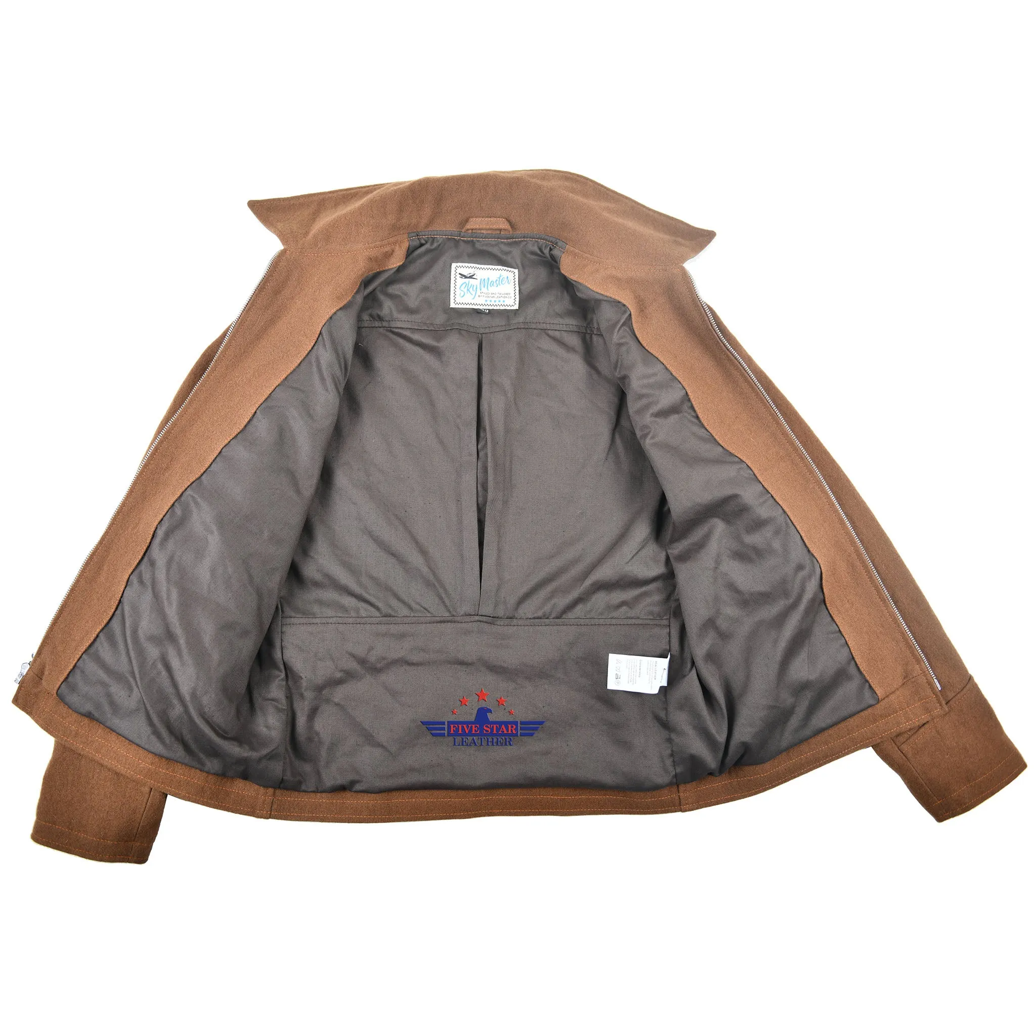 FiveStar leather 40s Style Men Sports Jacket Wool Fabric sold by Five Star Leather product image thumbnail 5