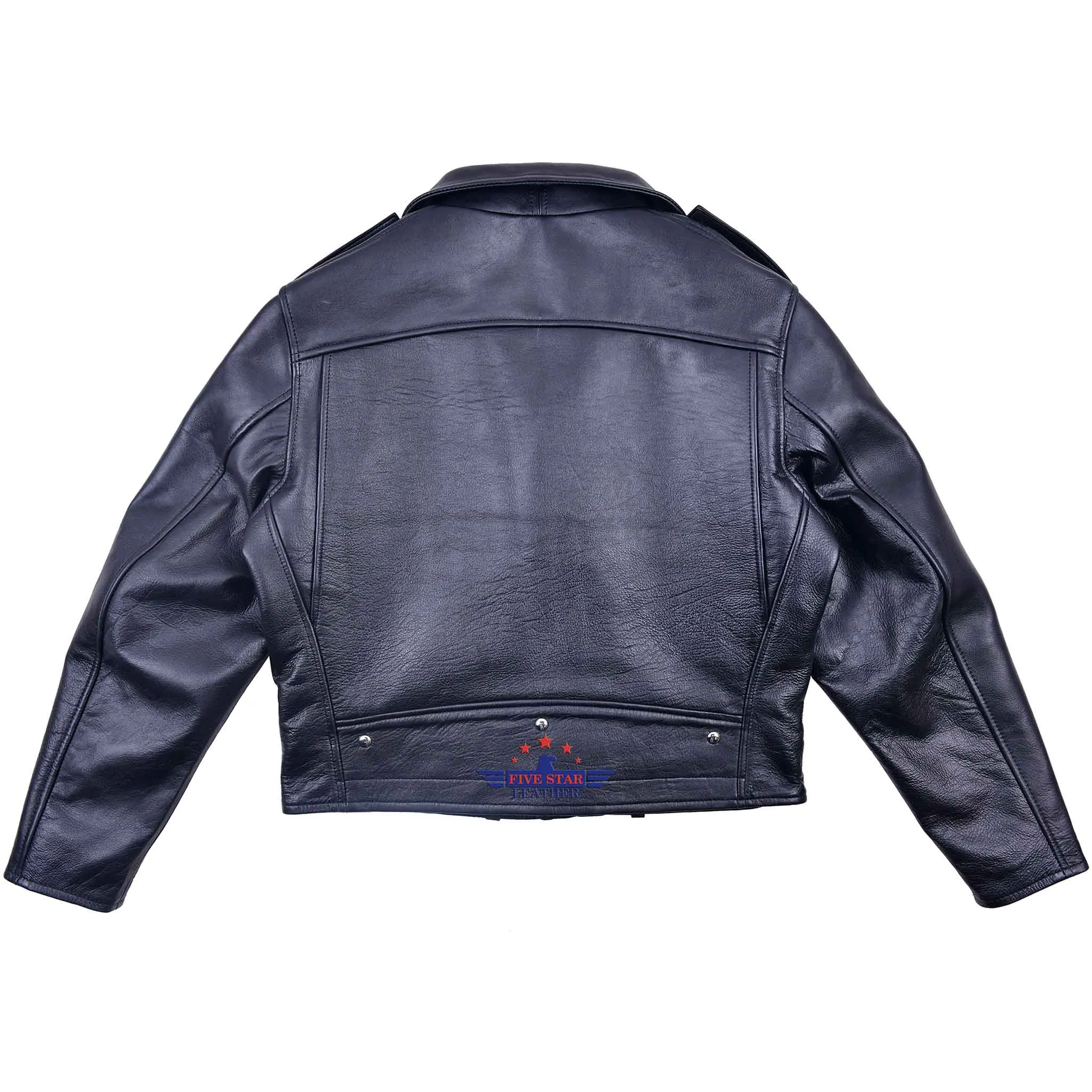 FiveStar Leather 1950's Two Stars Jacket Black Horsehide leather sold by Five Star Leather product image thumbnail 2
