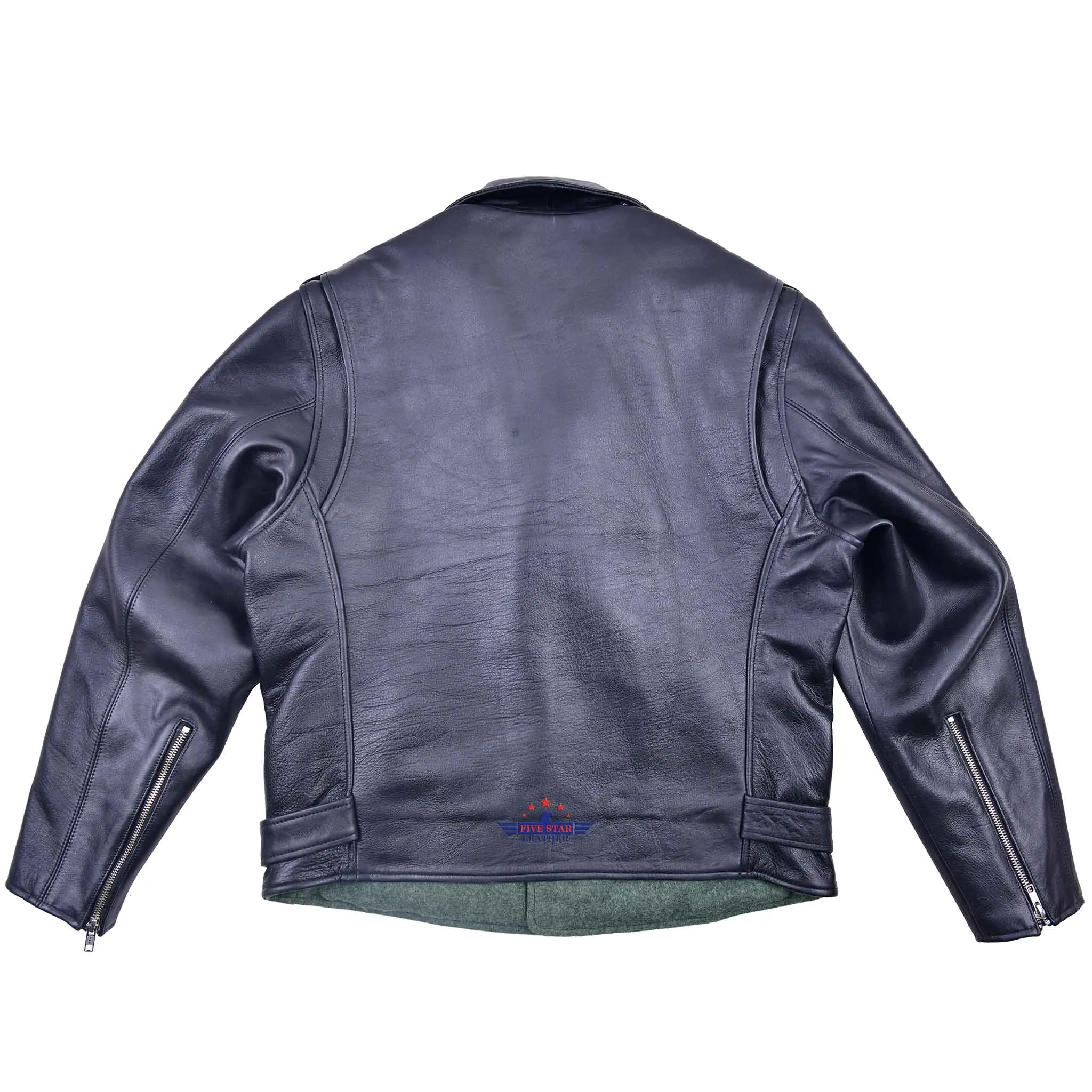 FiveStar Leather 1950's REBEL Jacket Black Horsehide leather sold by Five Star Leather product image thumbnail 2