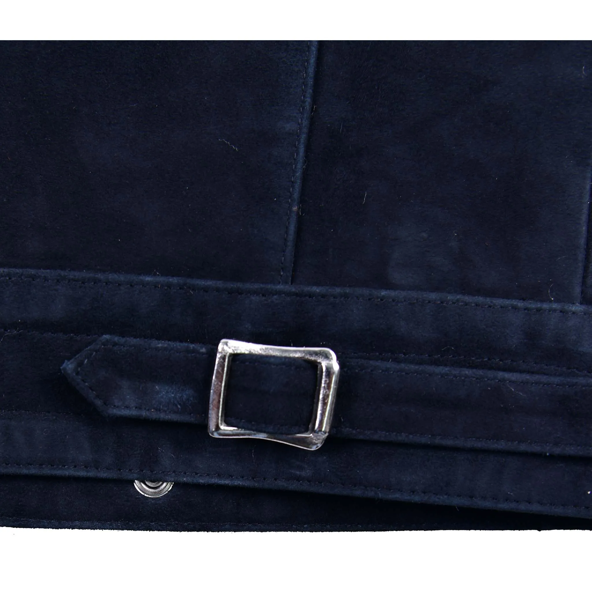 Fivestar Leather Men Road Master Goat Suede Jacket Mokka sold by Five Star Leather product image thumbnail 3