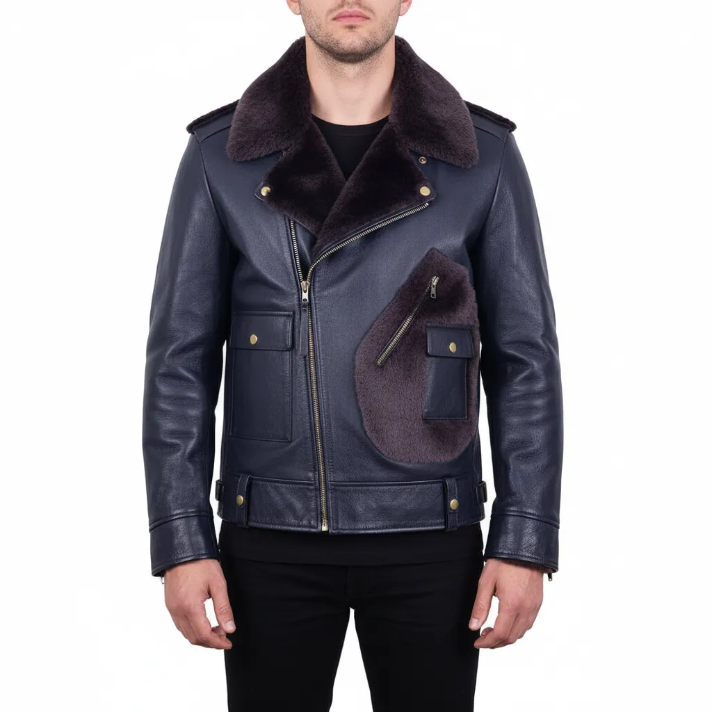 FiveStar Leather SpeedKing Cycle Champ Grizzly Style Back Jacket Seal Brown sold by Five Star Leather