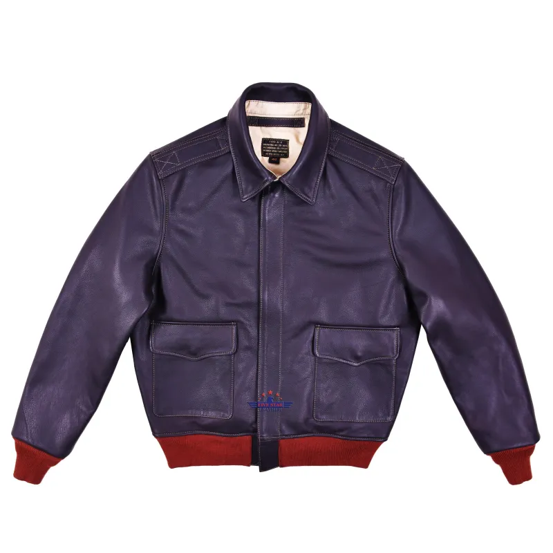 MEN A2 1939 WERBER SPORTSWEAR MILITARY FLIGHT Steer Hide  JACKET sold by Five Star Leather