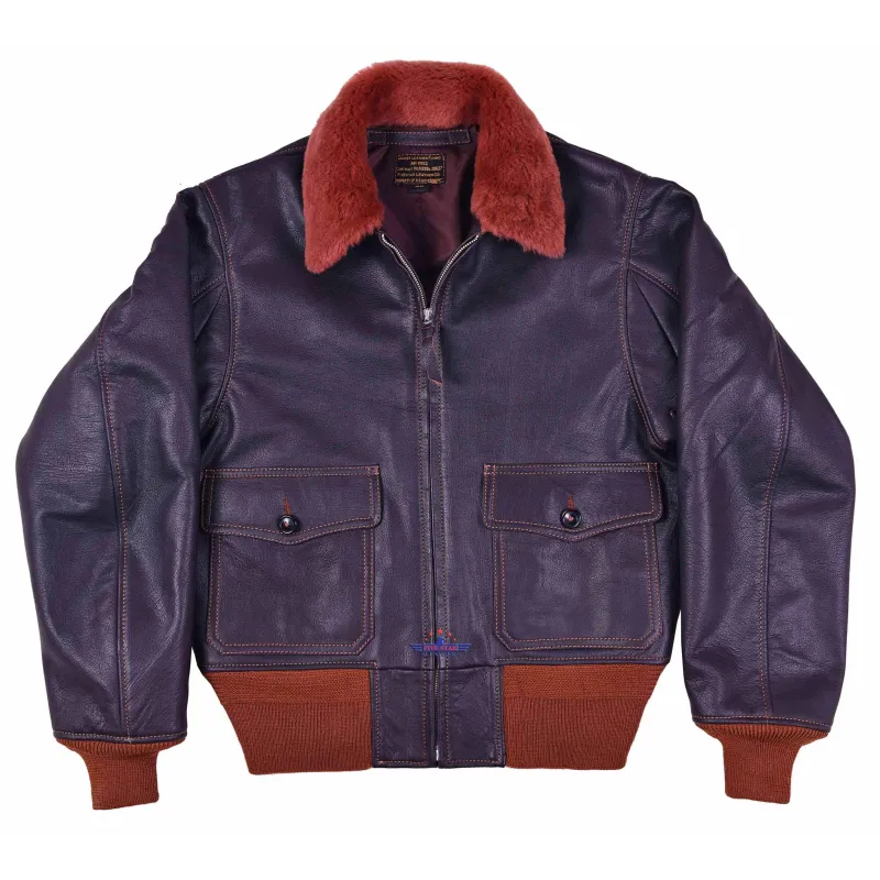 FiveStar Leather Repro Men’s Flight Aviator WW2 AN-6552 Leather Jacket sold by Five Star Leather