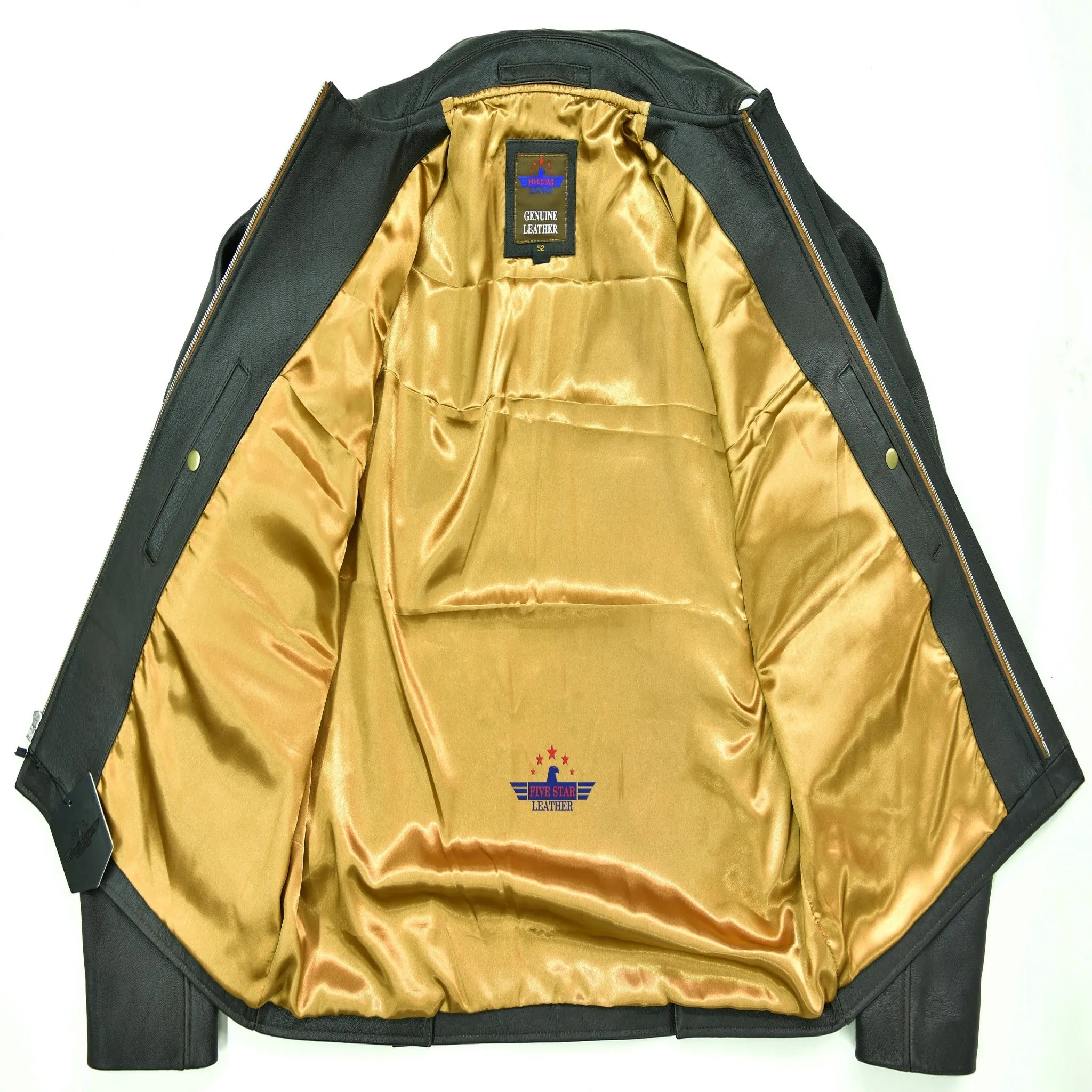 Mens Real Leather G8 Navy Aviation Wing Force Military Naval Armed Flying Jacket sold by Five Star Leather product image thumbnail 5