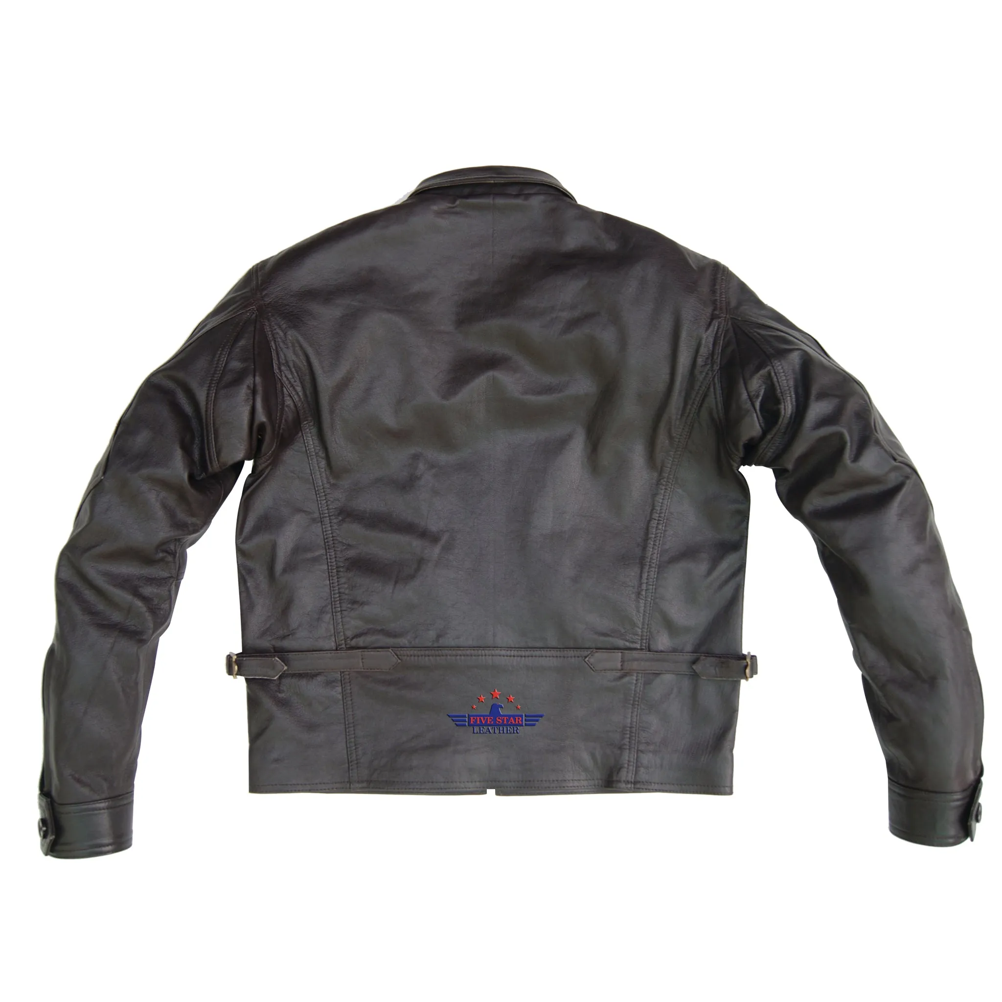 Mens Real Leather G8 Navy Aviation Wing Force Military Naval Armed Flying Jacket sold by Five Star Leather product image thumbnail 3