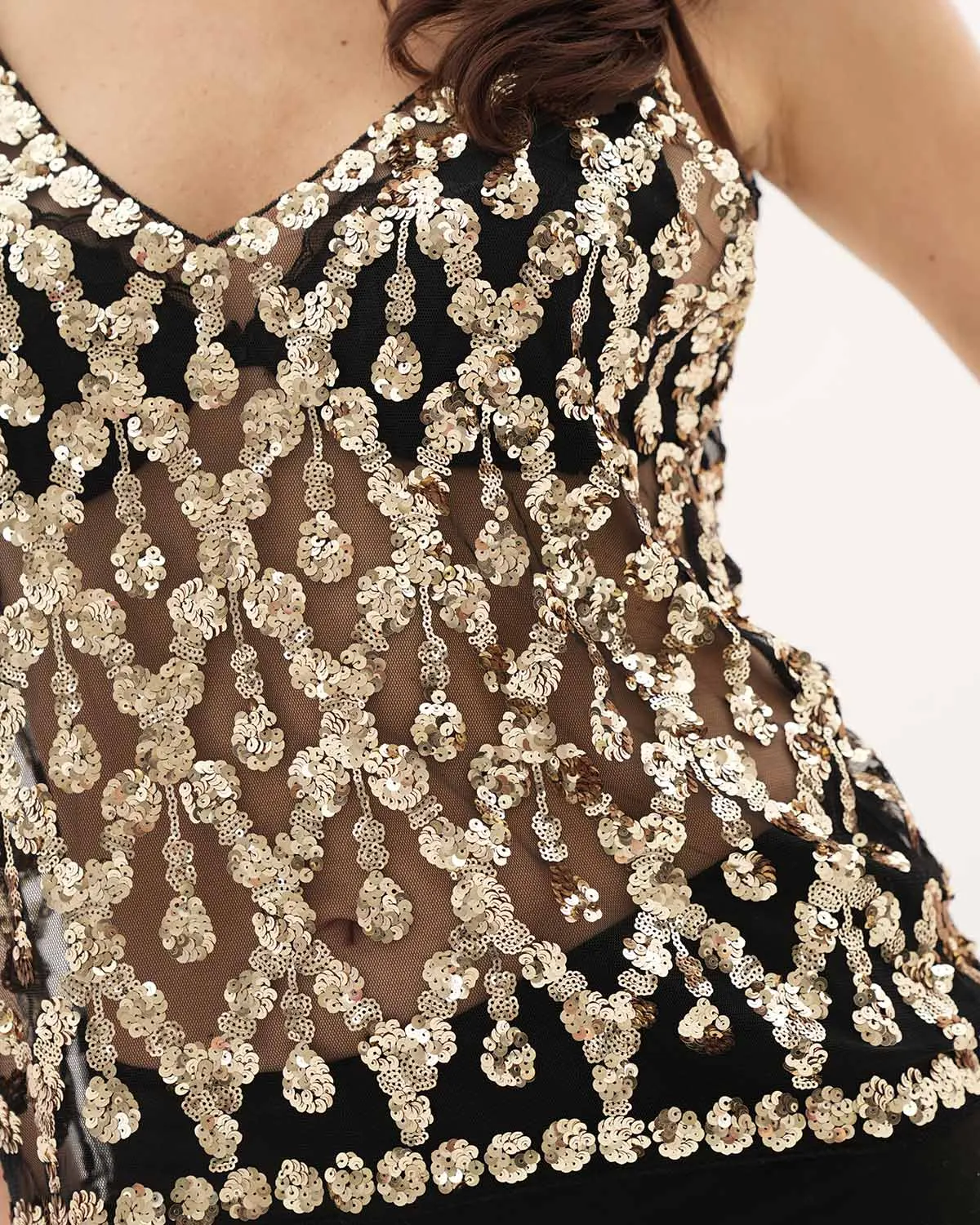 Lola Embellished Top - Gold sold by Eyisa product image thumbnail 4