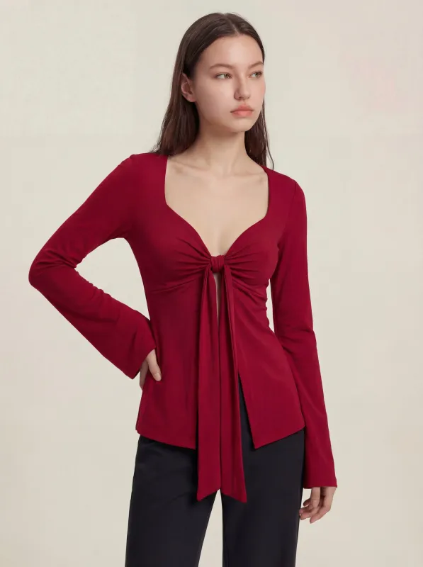 Zeïa Top - Wine Red made by Eyisa