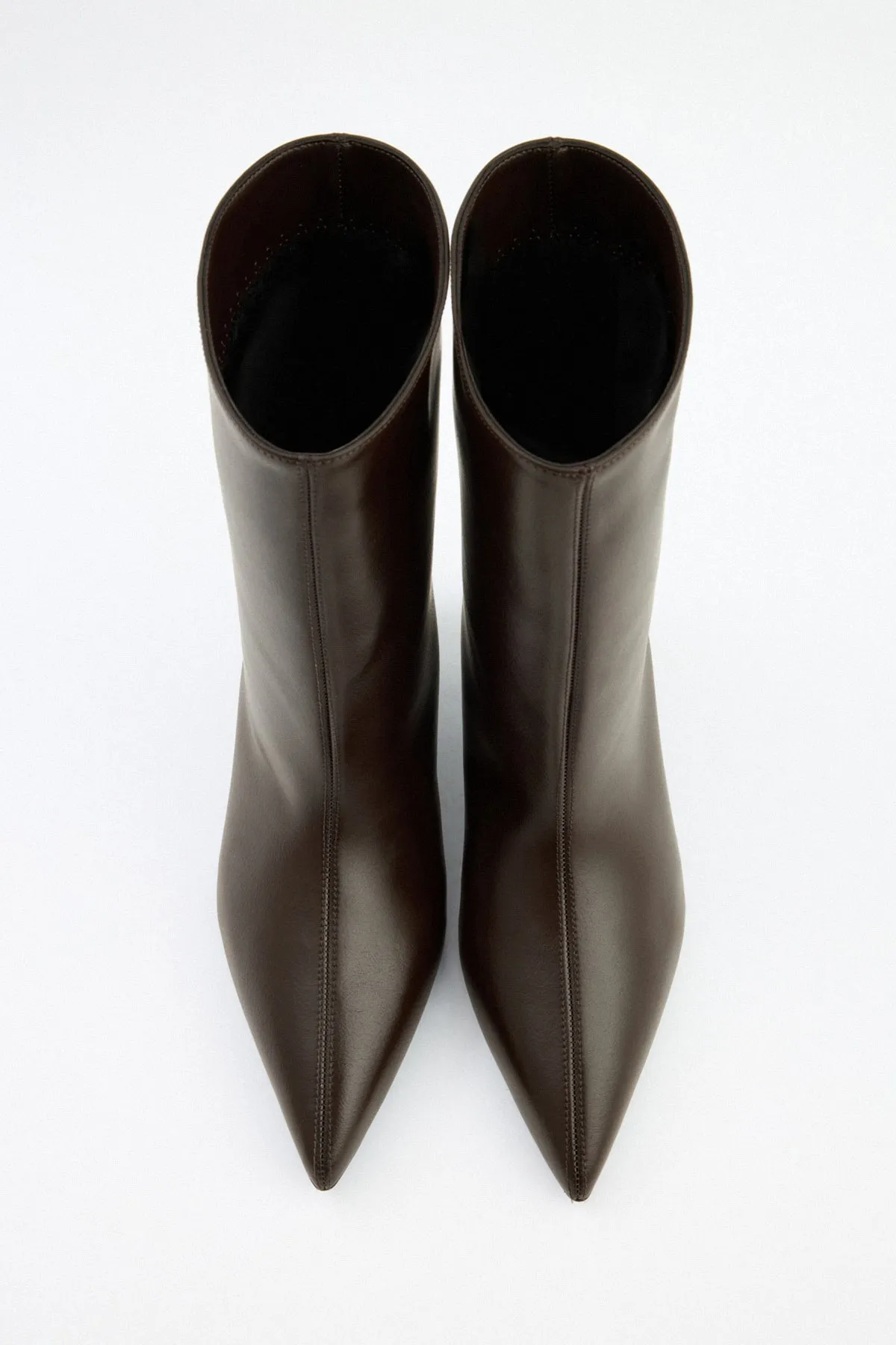 Aria Leather Ankle boots - Dark Brown sold by Eyisa product image thumbnail 3