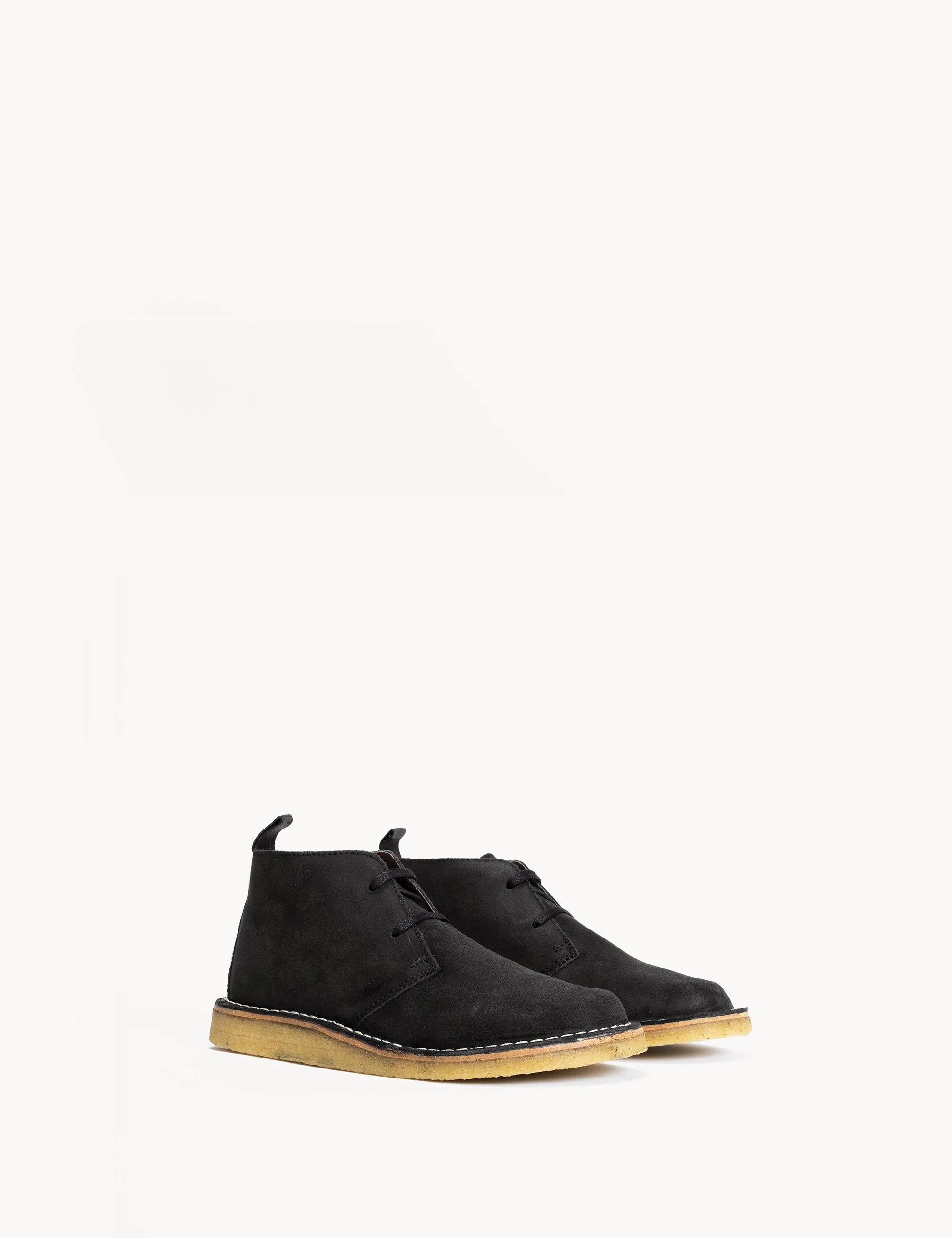 Silja In Black Waxed Suede With a Crepe Sole sold by DICO Copenhangen product image thumbnail 2