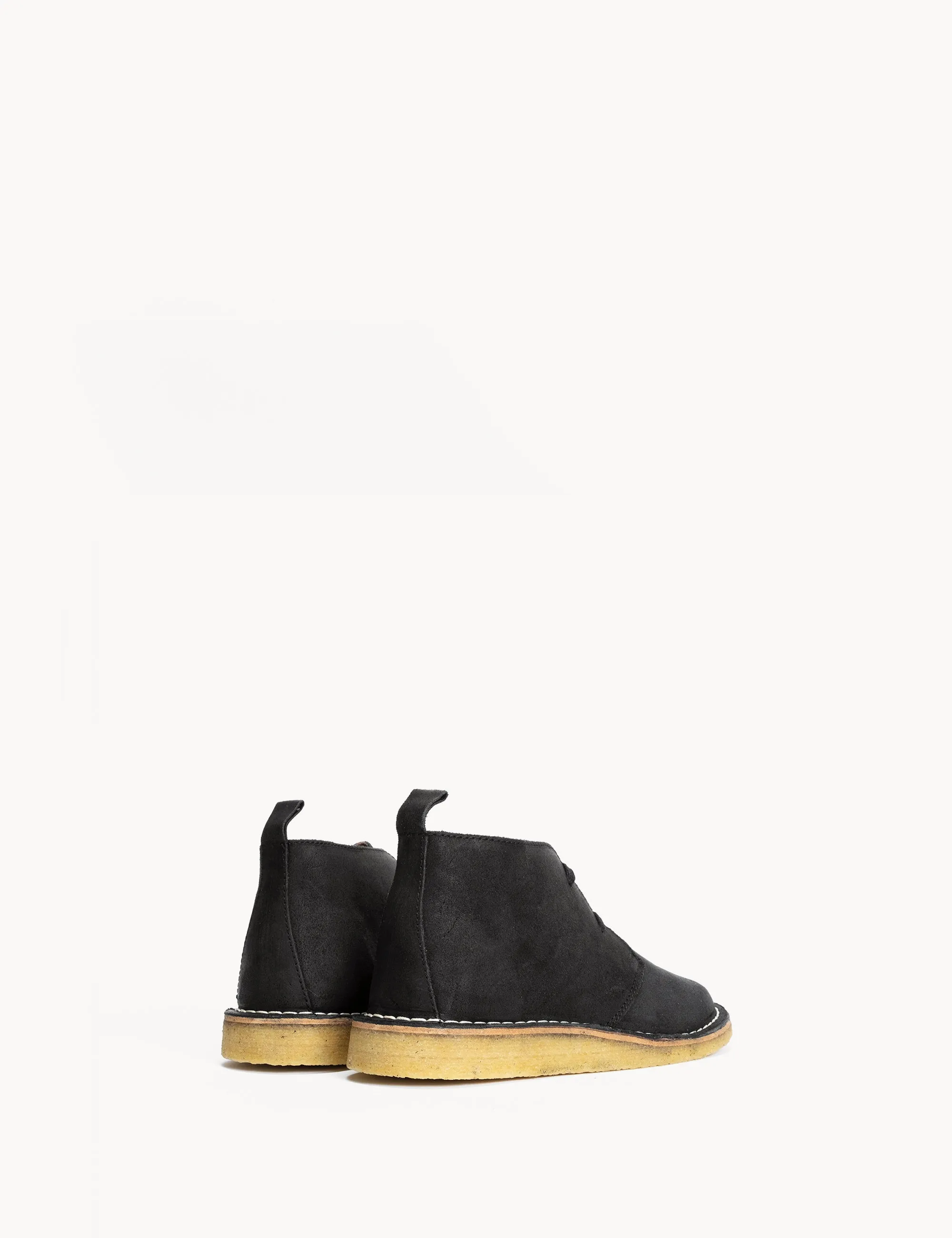 Silja In Black Waxed Suede With a Crepe Sole sold by DICO Copenhangen product image thumbnail 3